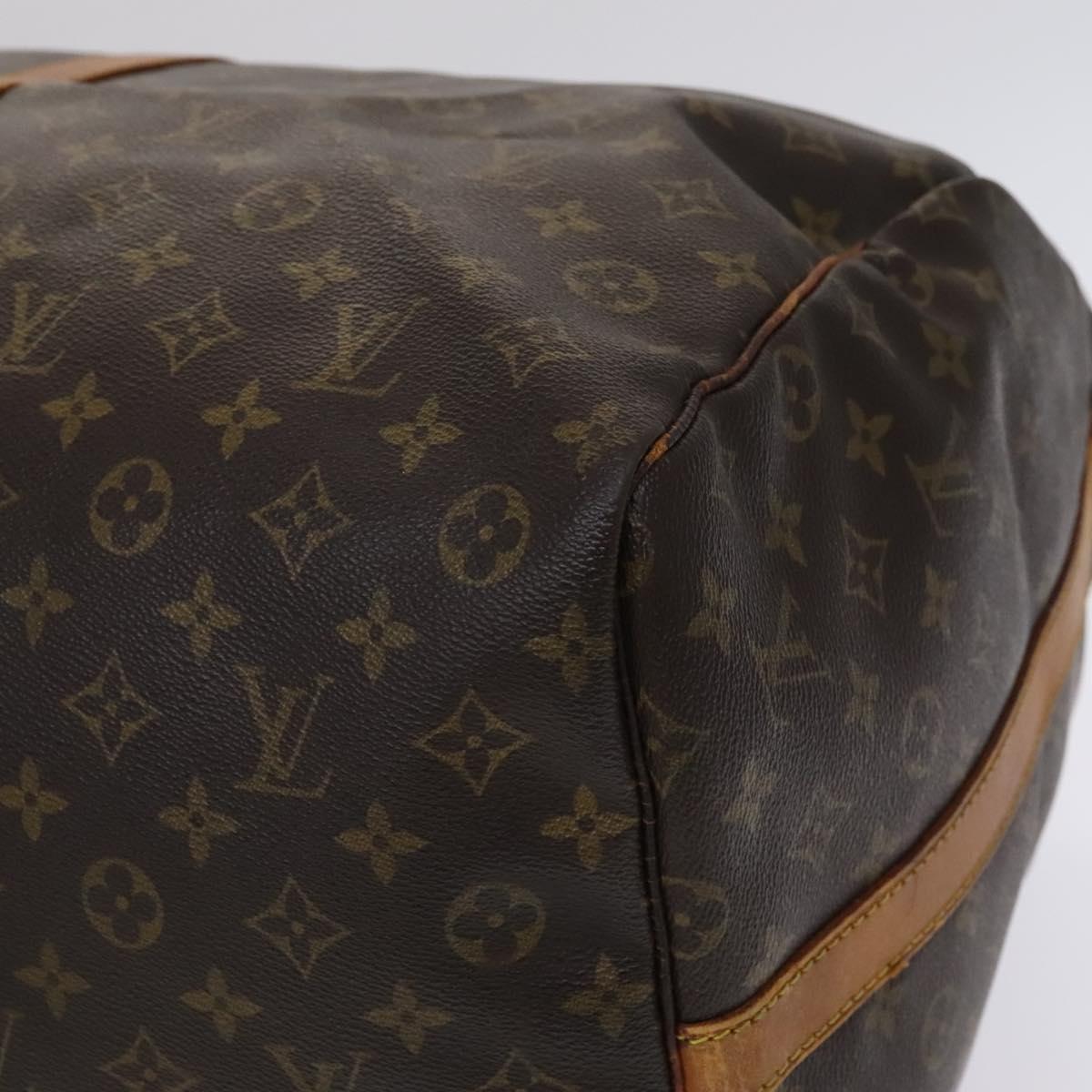 LOUIS VUITTON Monogram Keepall Bandouliere 60 Boston Bag M41412 LV Auth 115682