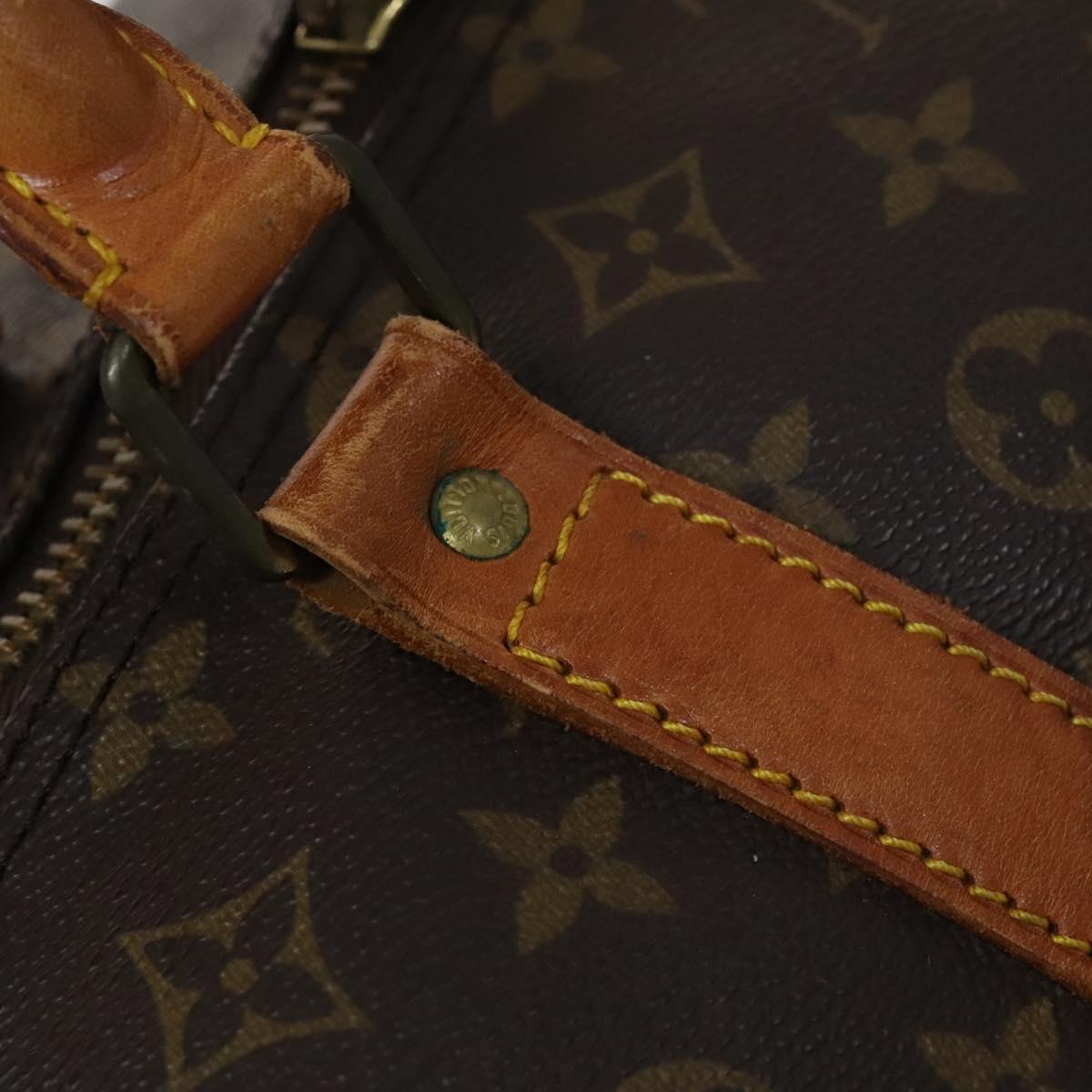 LOUIS VUITTON Monogram Keepall Bandouliere 60 Boston Bag M41412 LV Auth 115682