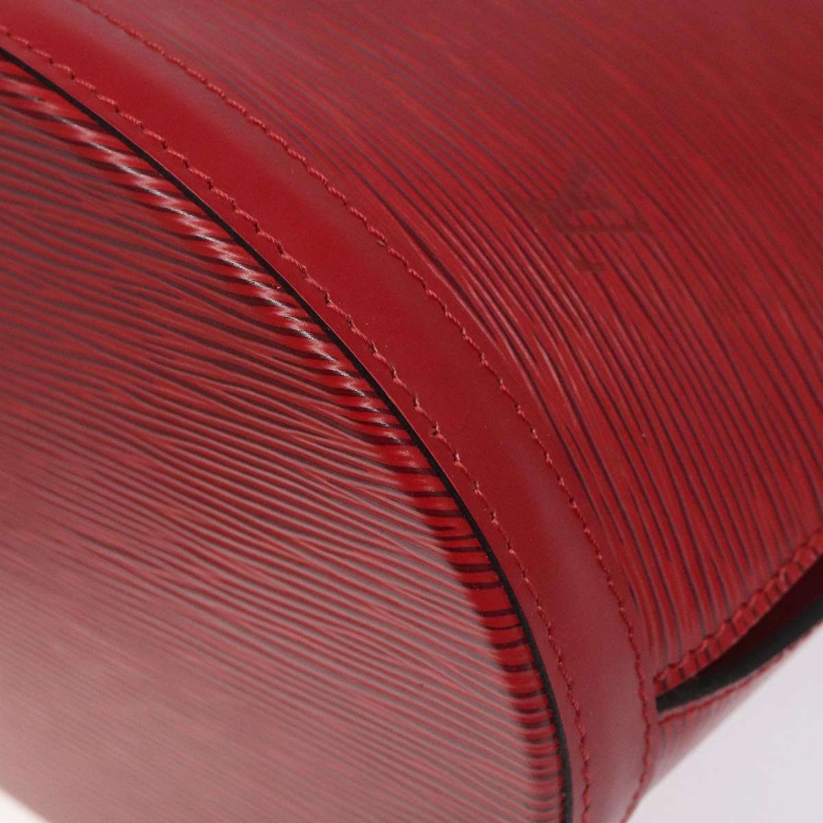 LOUIS VUITTON Epi Cluny Shoulder Bag Red M52257 LV Auth 115722