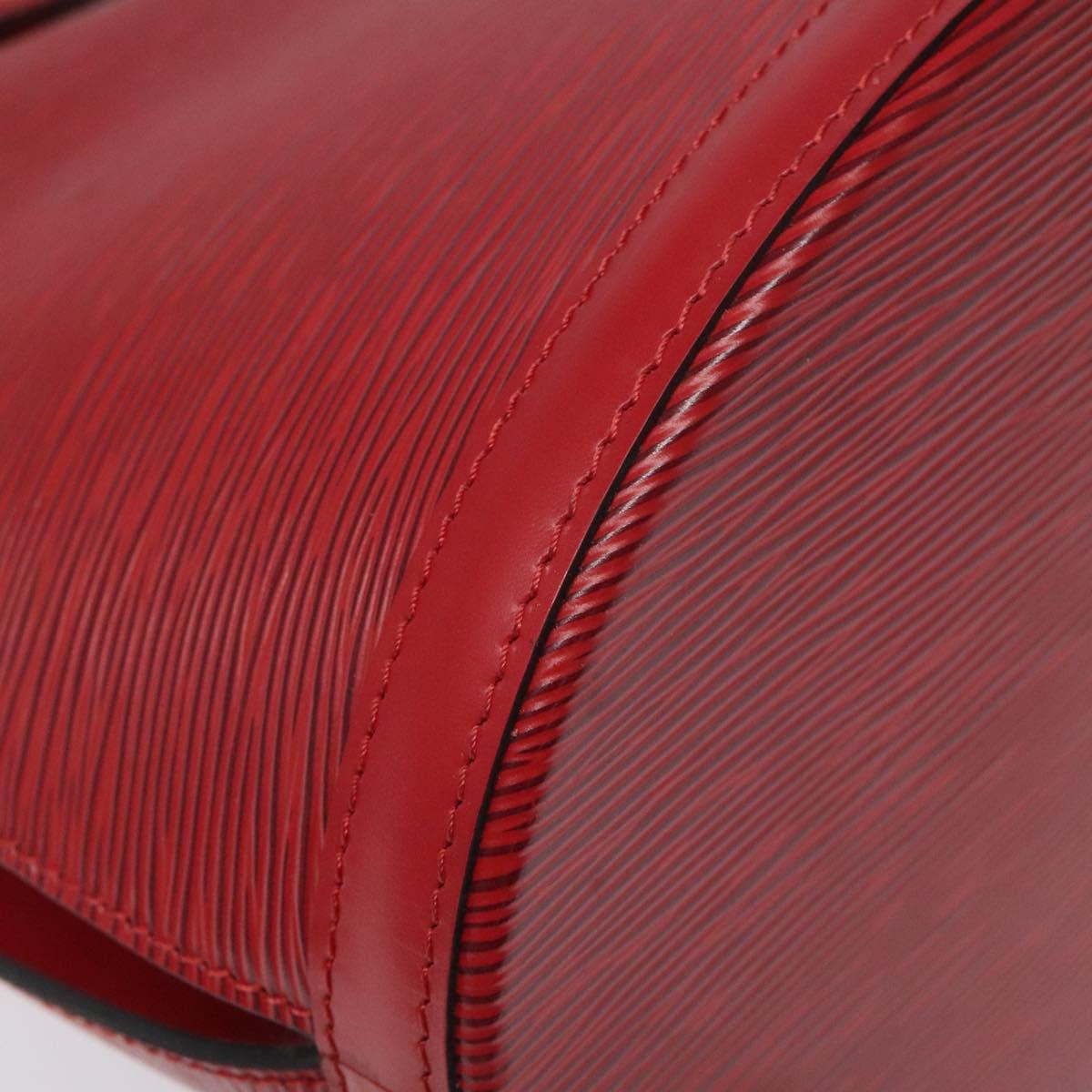 LOUIS VUITTON Epi Cluny Shoulder Bag Red M52257 LV Auth 115722
