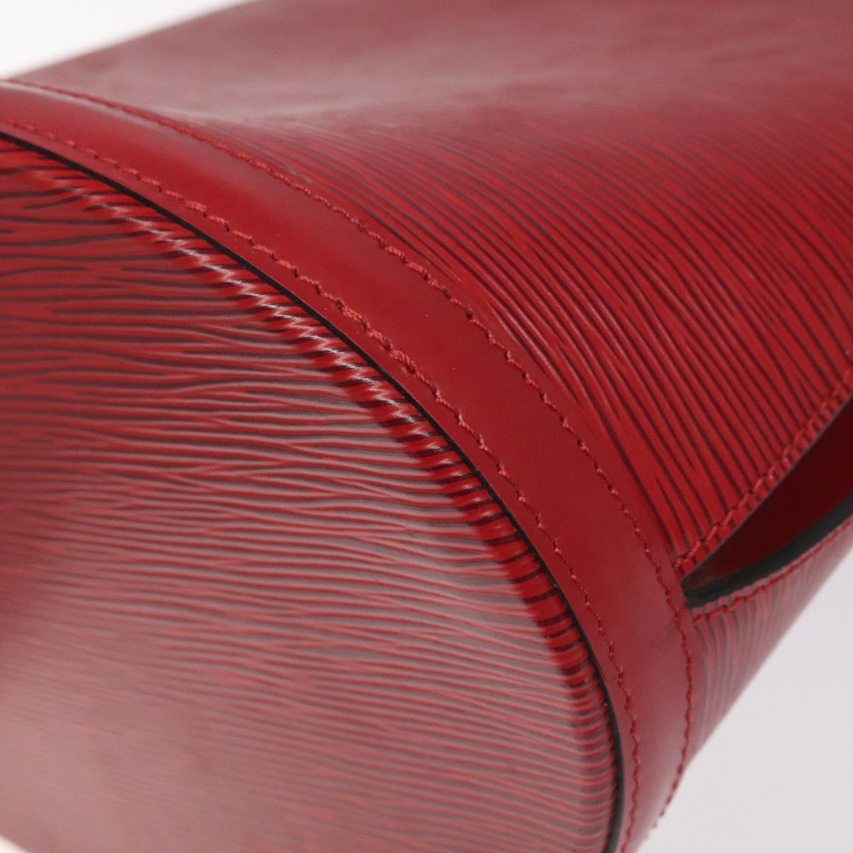 LOUIS VUITTON Epi Cluny Shoulder Bag Red M52257 LV Auth 115722