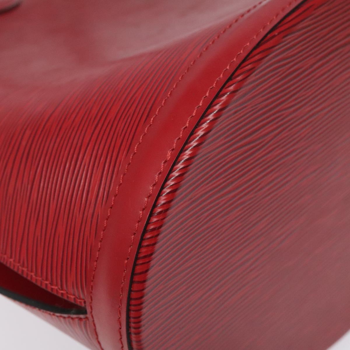 LOUIS VUITTON Epi Cluny Shoulder Bag Red M52257 LV Auth 115722