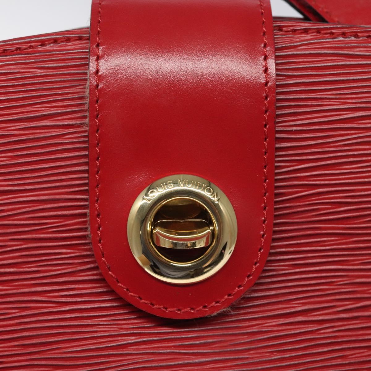 LOUIS VUITTON Epi Cluny Shoulder Bag Red M52257 LV Auth 115722