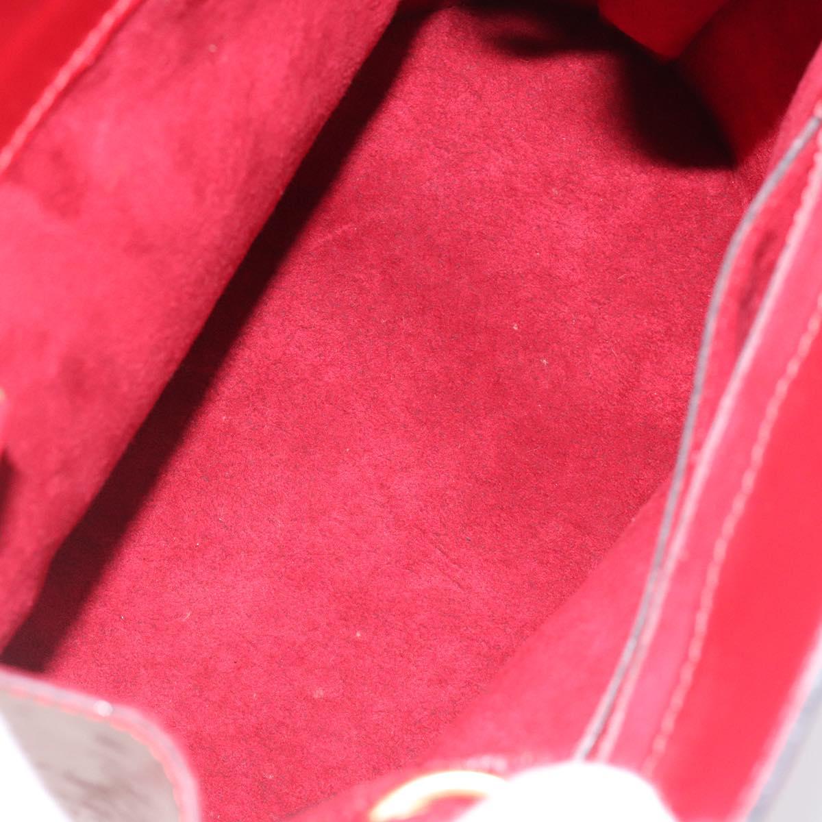 LOUIS VUITTON Epi Cluny Shoulder Bag Red M52257 LV Auth 115722