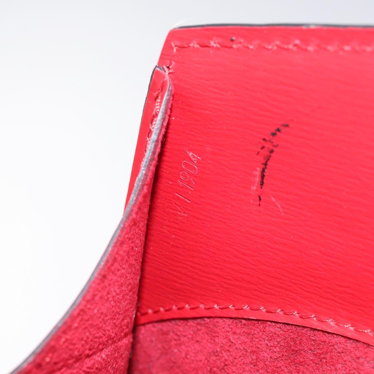 LOUIS VUITTON Epi Cluny Shoulder Bag Red M52257 LV Auth 115722