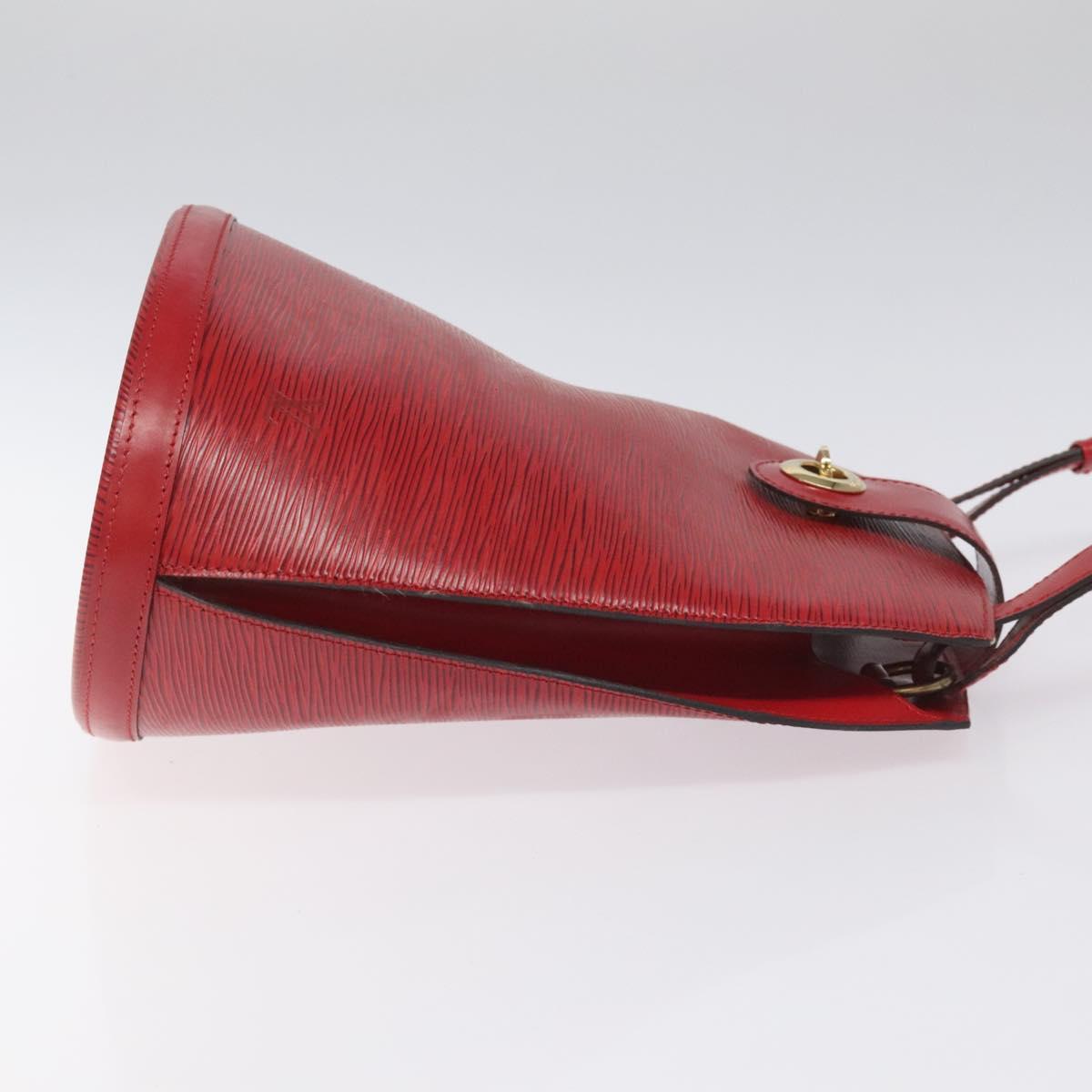 LOUIS VUITTON Epi Cluny Shoulder Bag Red M52257 LV Auth 115722