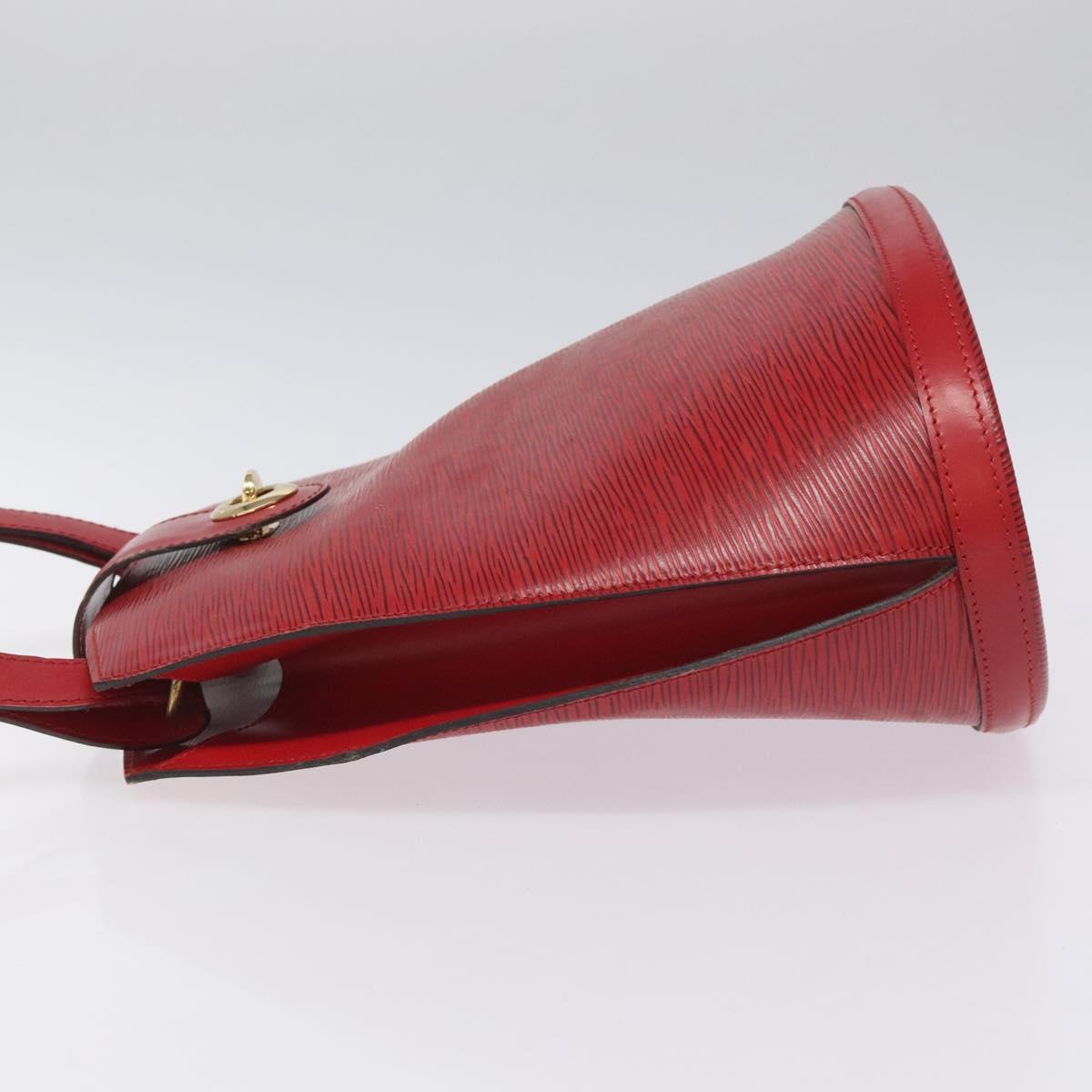 LOUIS VUITTON Epi Cluny Shoulder Bag Red M52257 LV Auth 115722