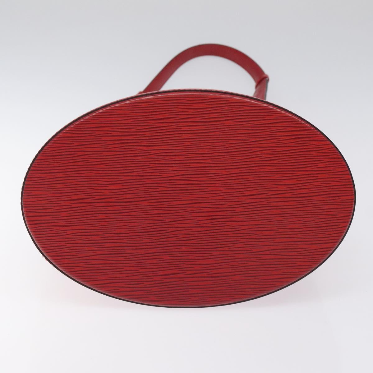 LOUIS VUITTON Epi Cluny Shoulder Bag Red M52257 LV Auth 115722