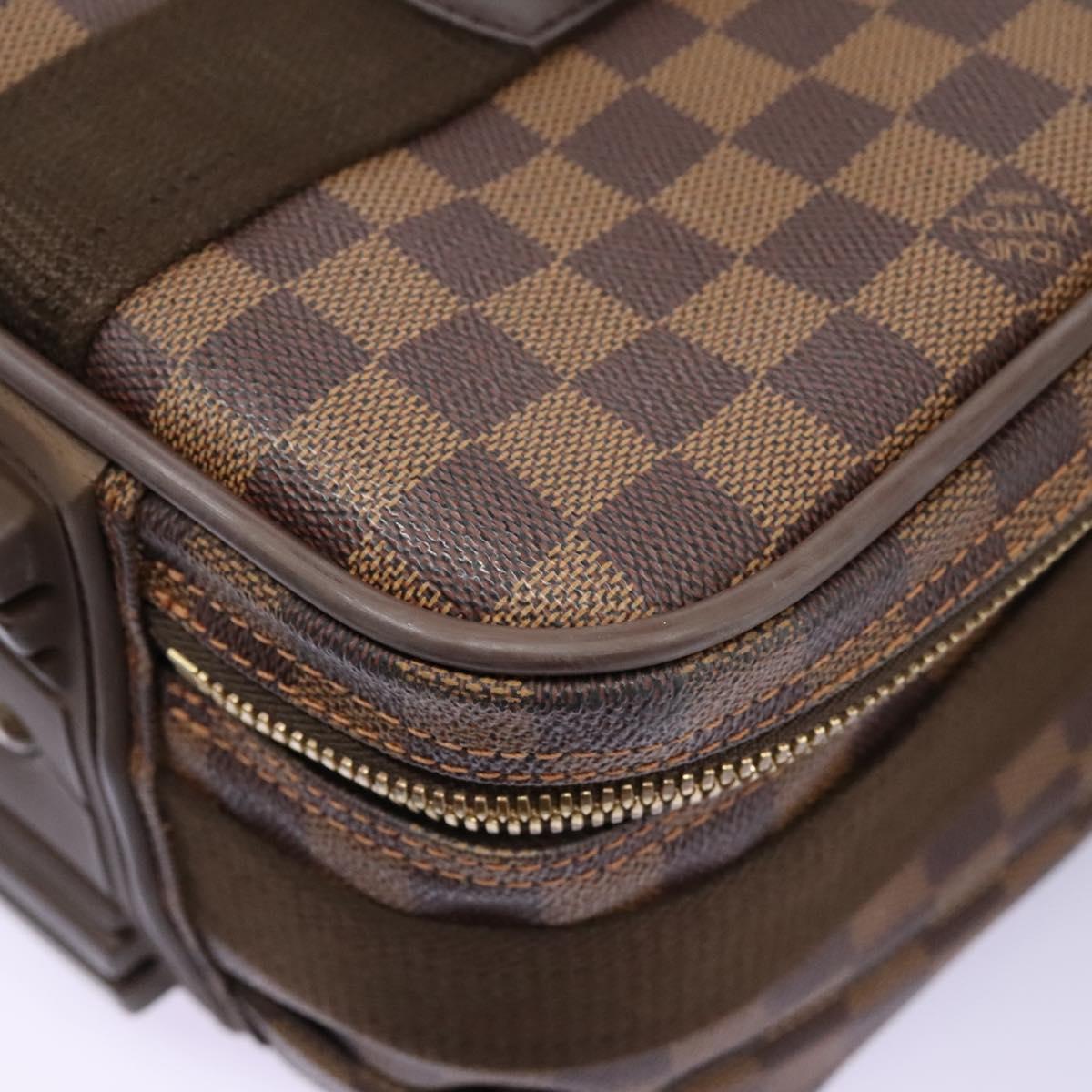 LOUIS VUITTON Damier Ebene Satellite 53 Trunk SPO M23356 LV Auth 115731V