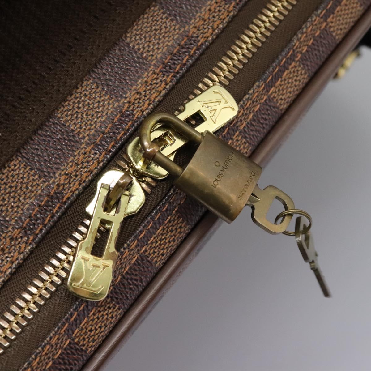LOUIS VUITTON Damier Ebene Satellite 53 Trunk SPO M23356 LV Auth 115731V