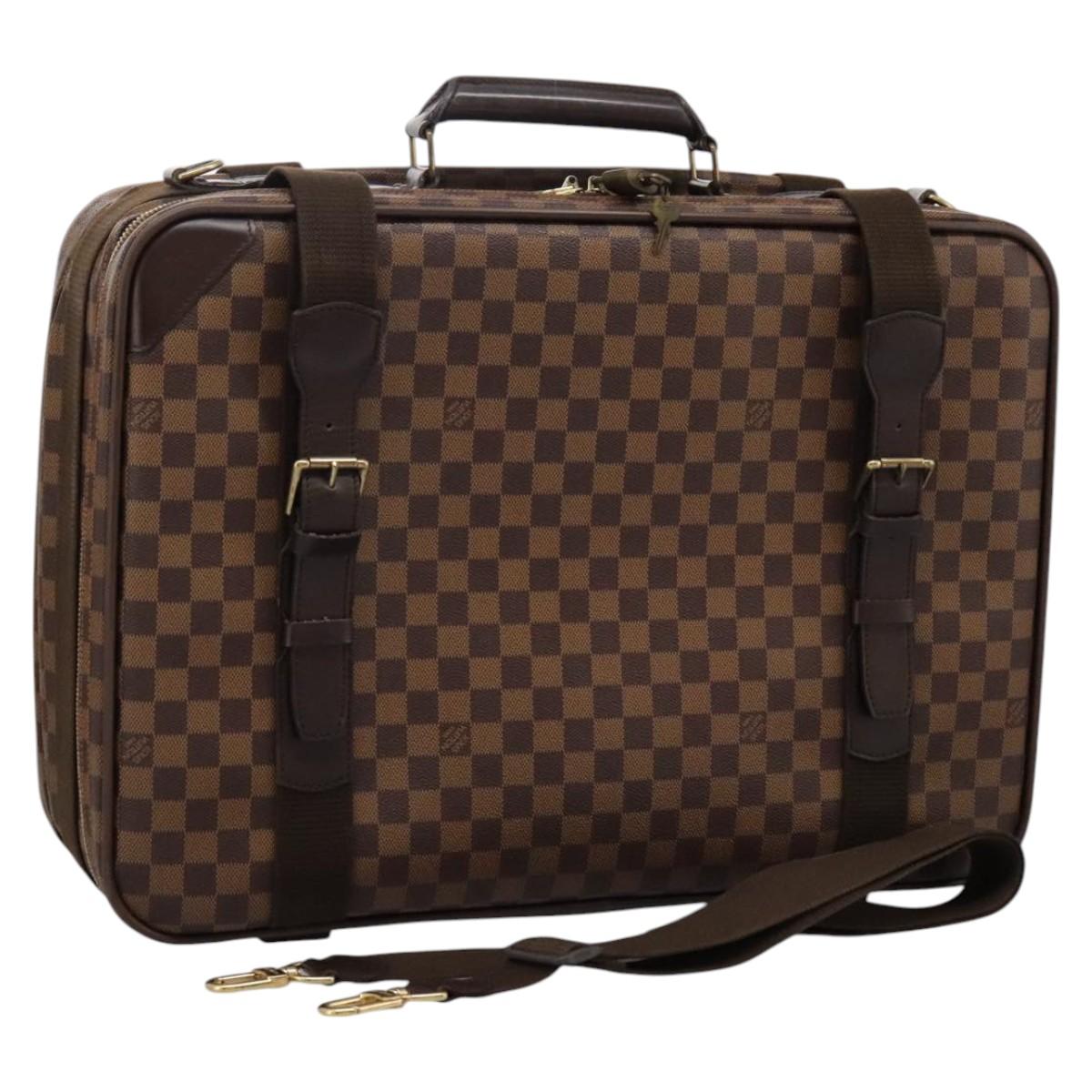 LOUIS VUITTON Damier Ebene Satellite 53 Trunk SPO M23356 LV Auth 115731V