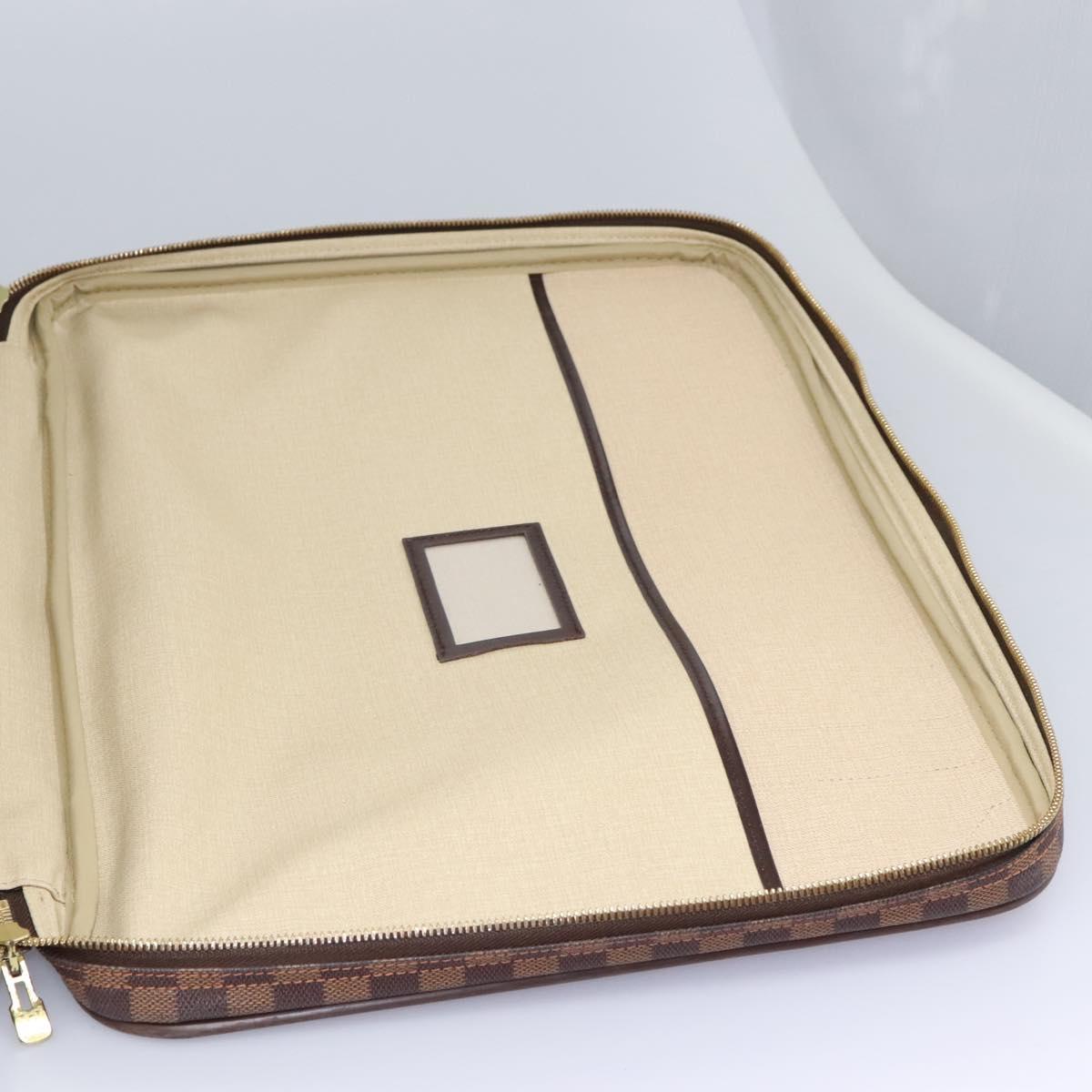 LOUIS VUITTON Damier Ebene Satellite 53 Trunk SPO M23356 LV Auth 115731V