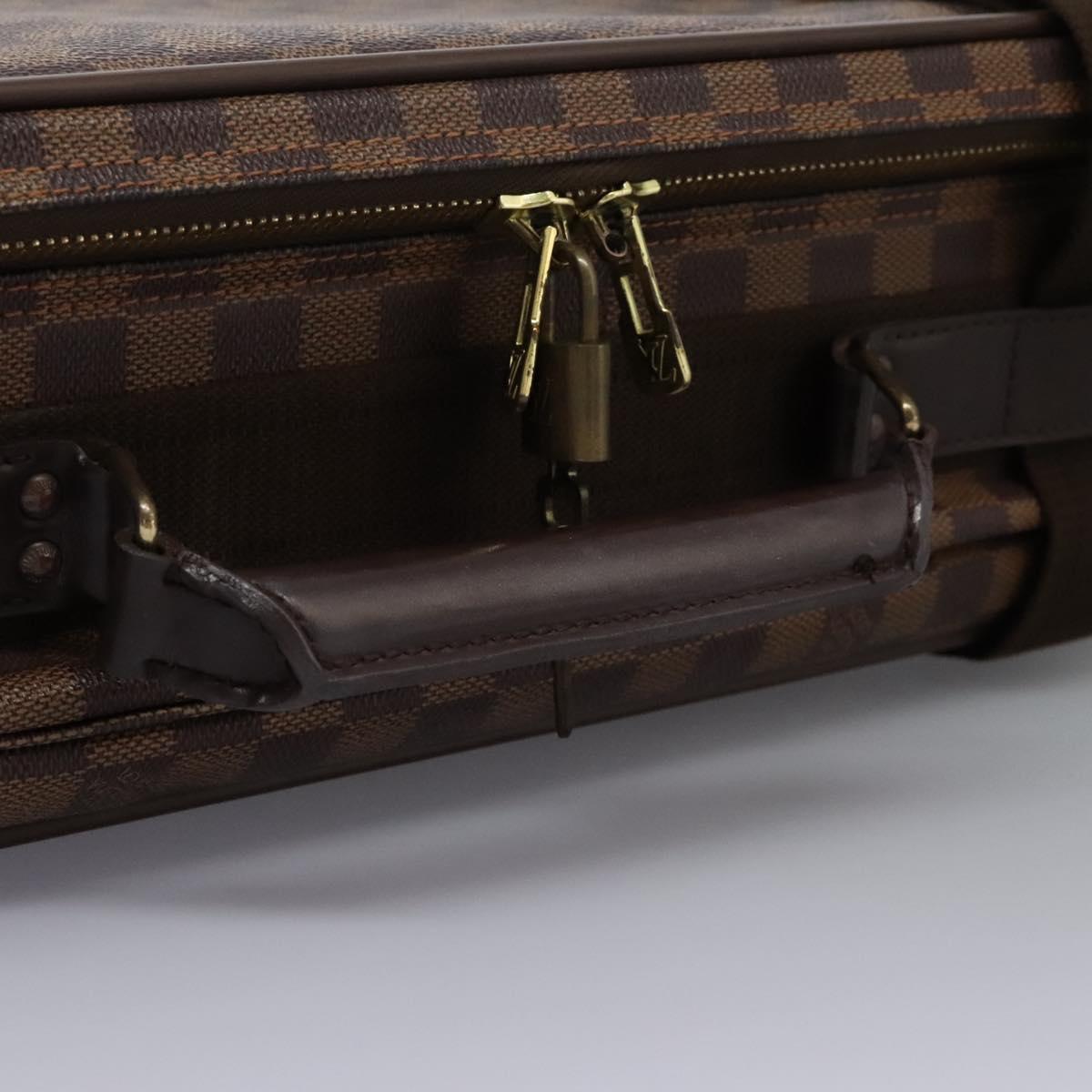 LOUIS VUITTON Damier Ebene Satellite 53 Trunk SPO M23356 LV Auth 115731V