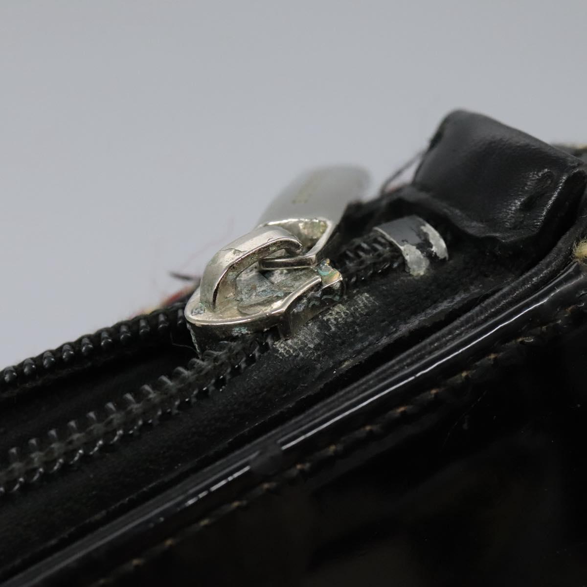 BURBERRY Nova Check Shoulder Bag Canvas Beige Auth 115735