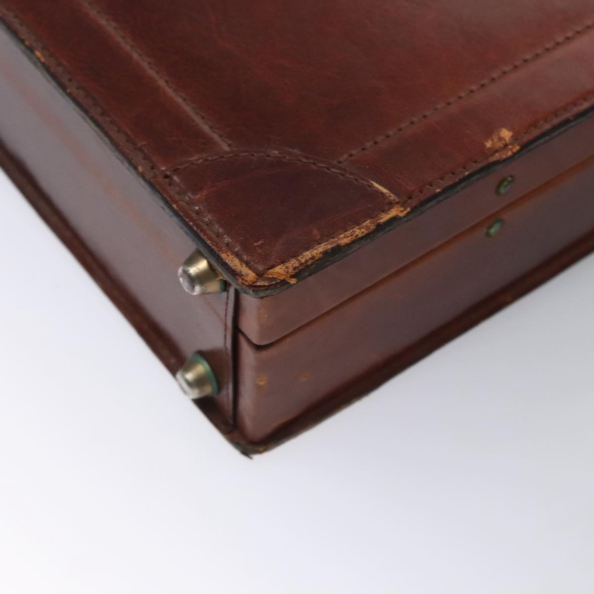 BALLY Trunk Leather Beige Auth 115742