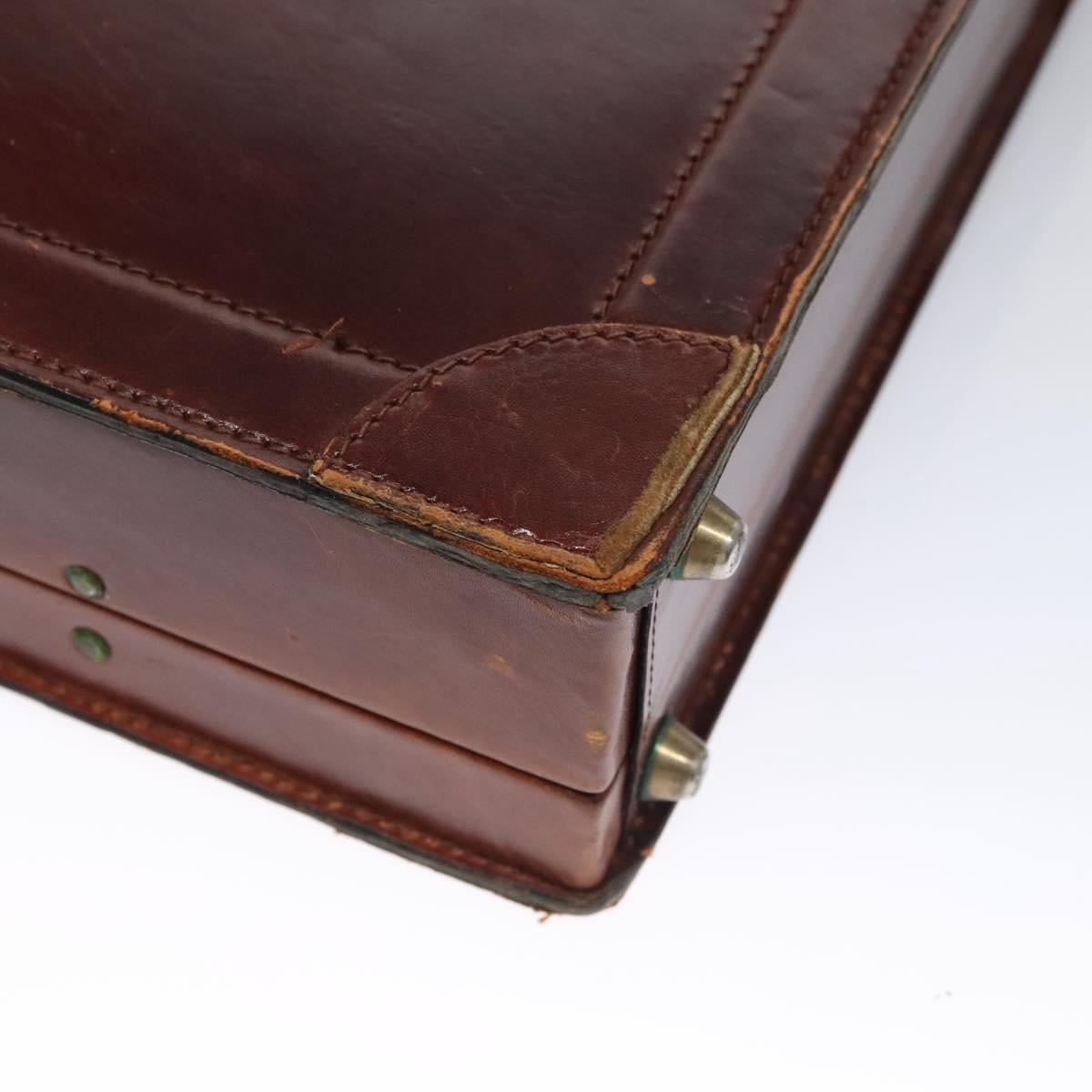 BALLY Trunk Leather Beige Auth 115742