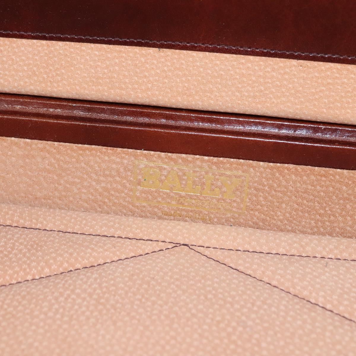 BALLY Trunk Leather Beige Auth 115742