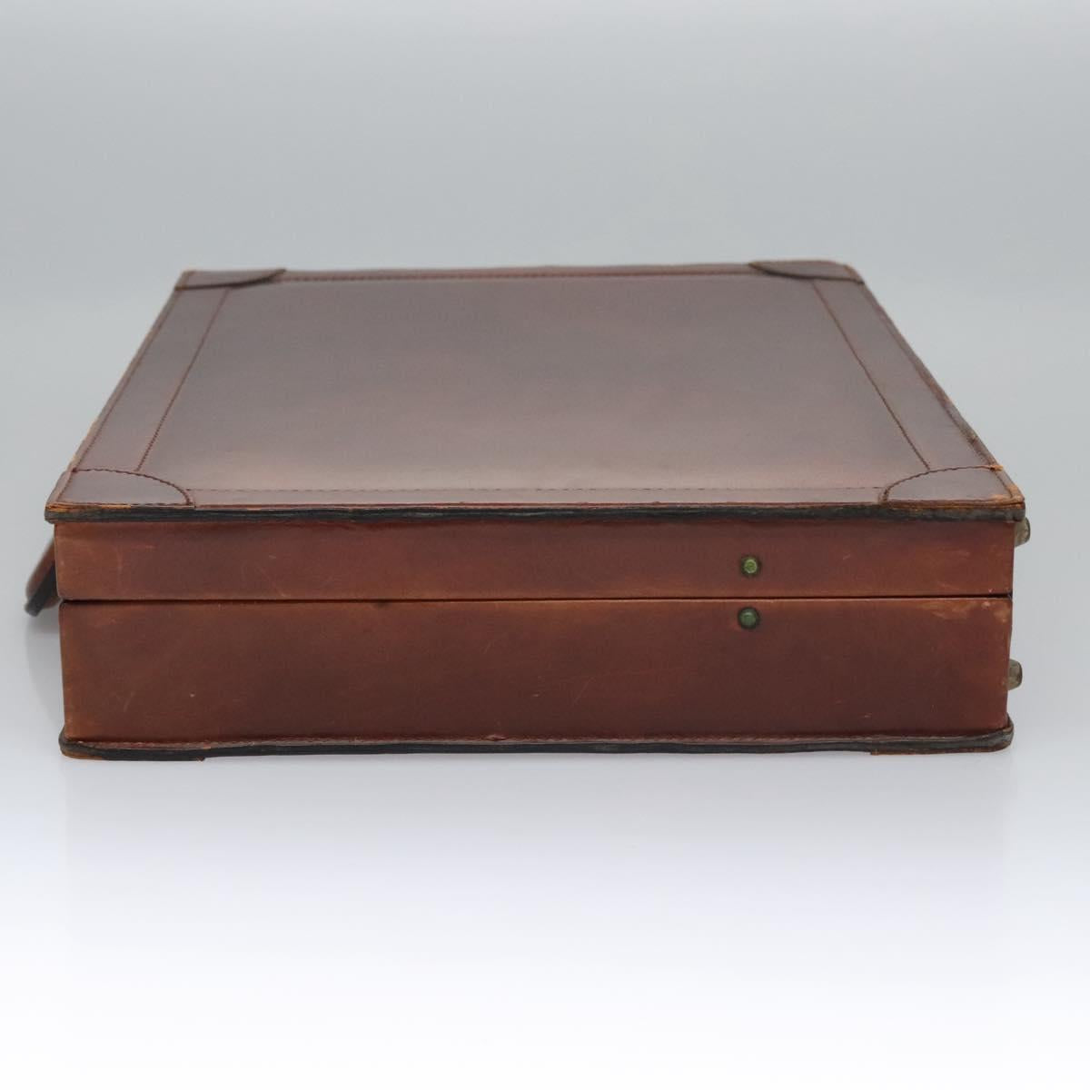 BALLY Trunk Leather Beige Auth 115742