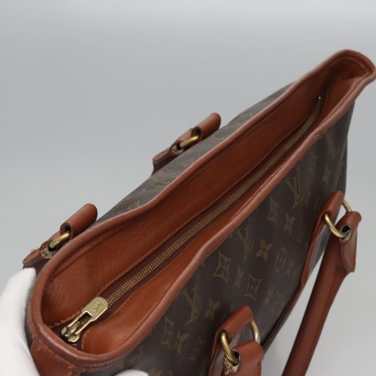 LOUIS VUITTON Monogram Sac Weekend PM Hand Bag M42425 LV Auth 115786