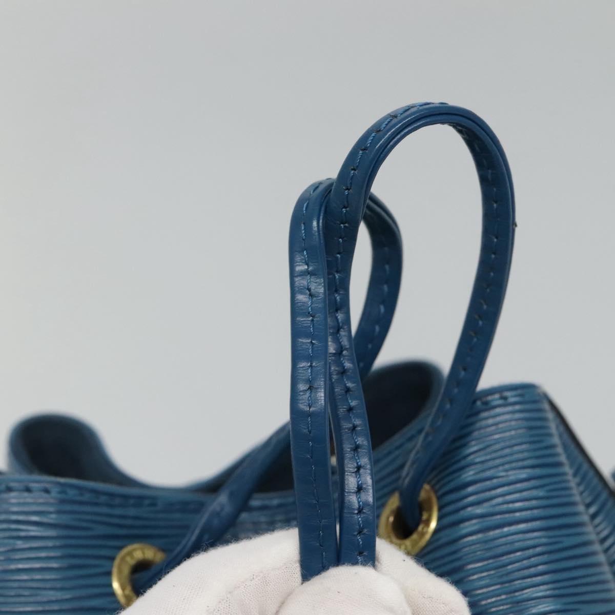 LOUIS VUITTON Epi Petit Noe Shoulder Bag Blue M44105 LV Auth 115791