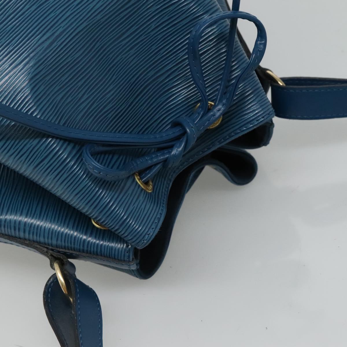 LOUIS VUITTON Epi Petit Noe Shoulder Bag Blue M44105 LV Auth 115791