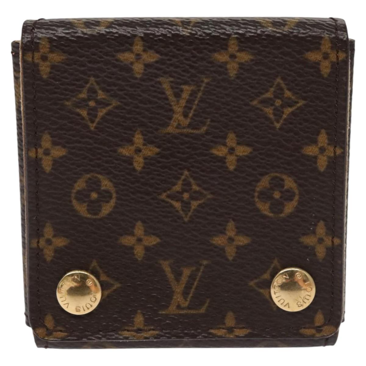 LOUIS VUITTON Monogram Jewelry Case Jewelry Box LV Auth 115811V