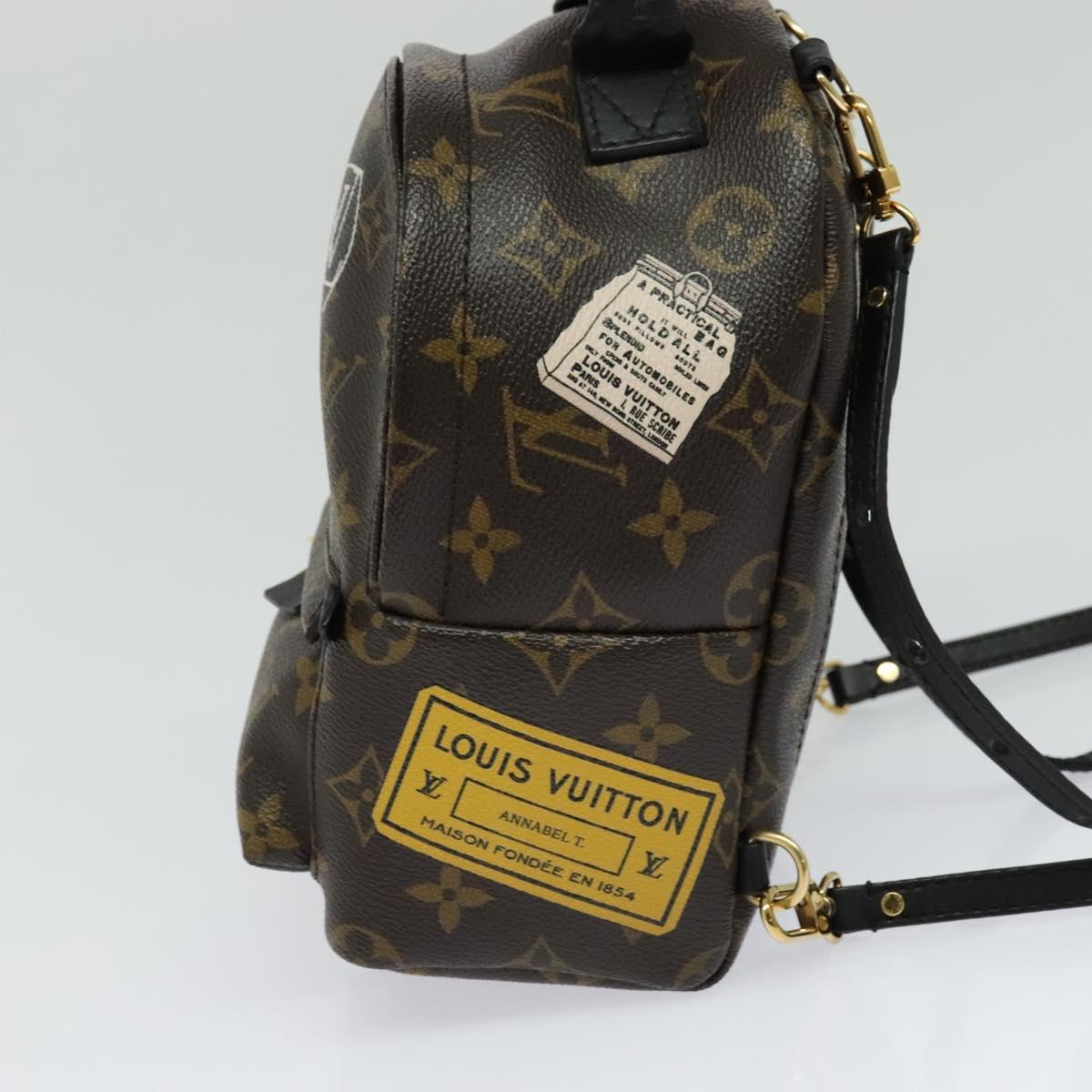 LOUIS VUITTON Monogram World Tour Palm Springs Shoulder Bag M42971 Auth 115814A