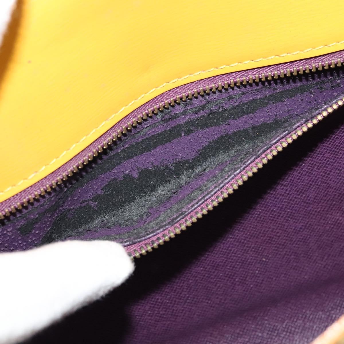 LOUIS VUITTON Epi Arsch Shoulder Bag Yellow M52579 LV Auth 115836