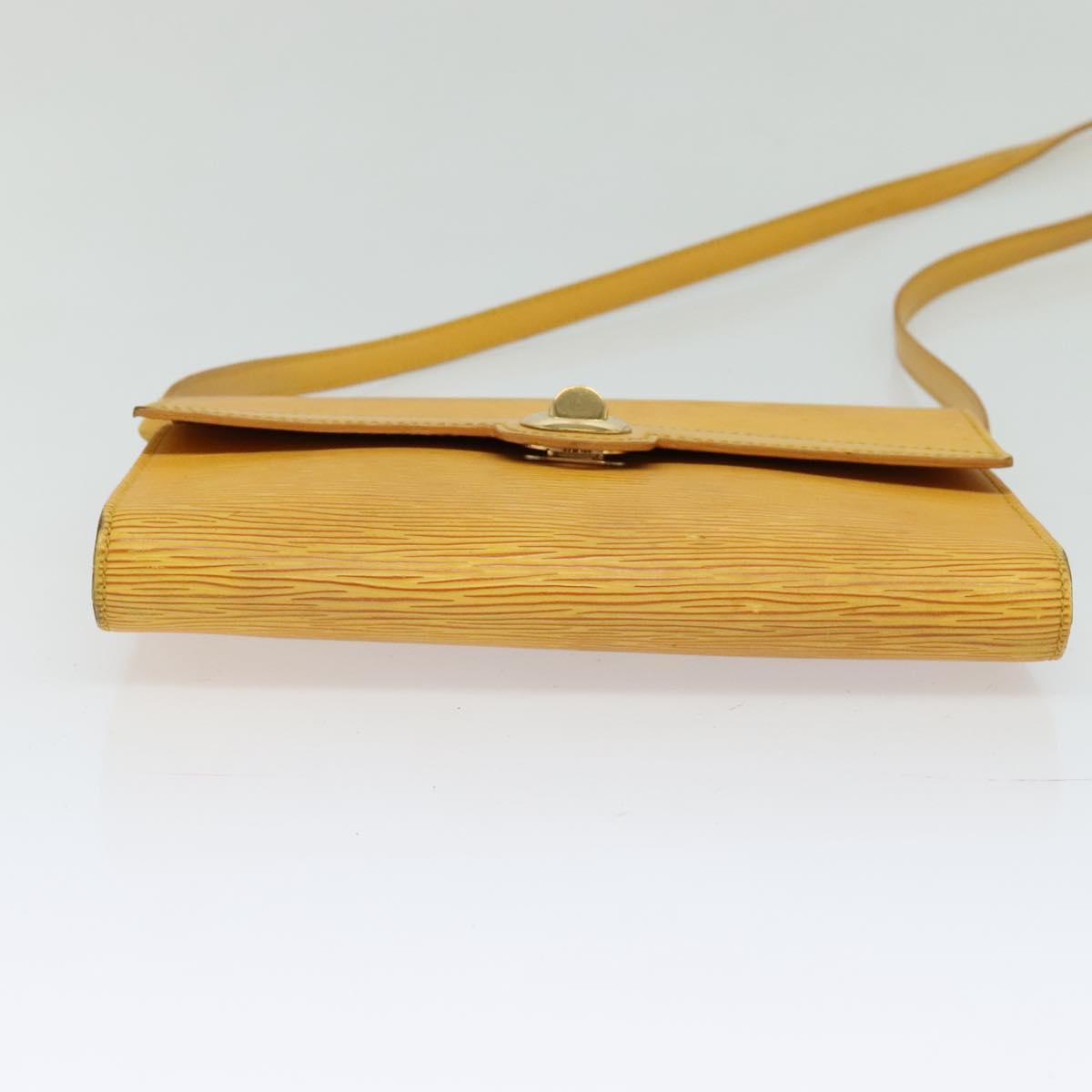 LOUIS VUITTON Epi Arsch Shoulder Bag Yellow M52579 LV Auth 115836