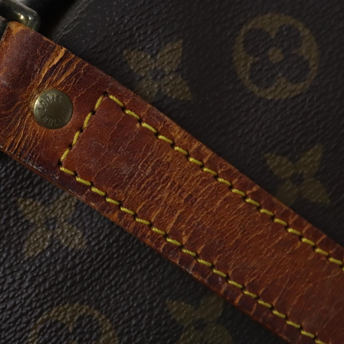 LOUIS VUITTON Monogram Keepall Bandouliere 55 Boston Bag M41414 LV Auth 115850