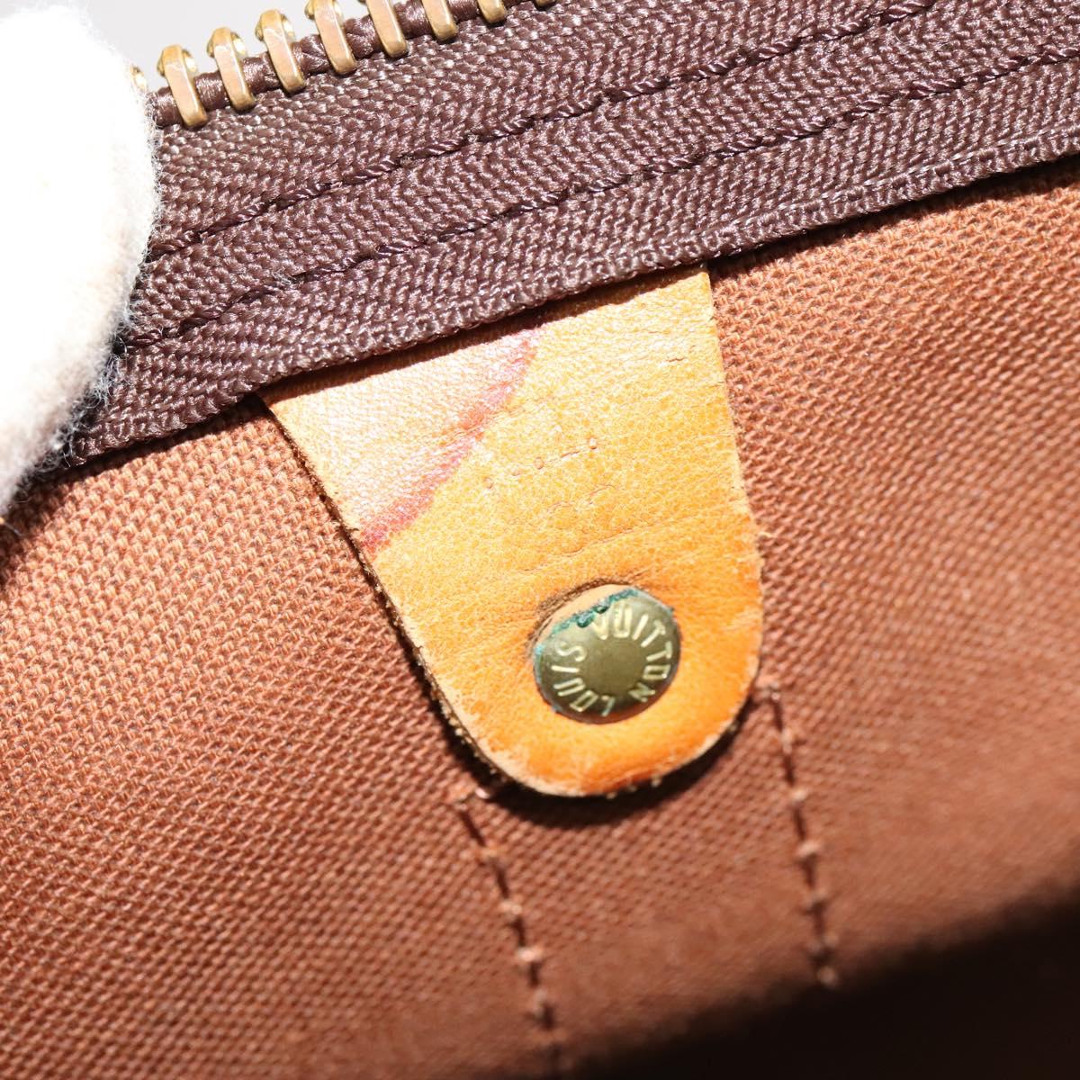 LOUIS VUITTON Monogram Keepall Bandouliere 55 Boston Bag M41414 LV Auth 115850