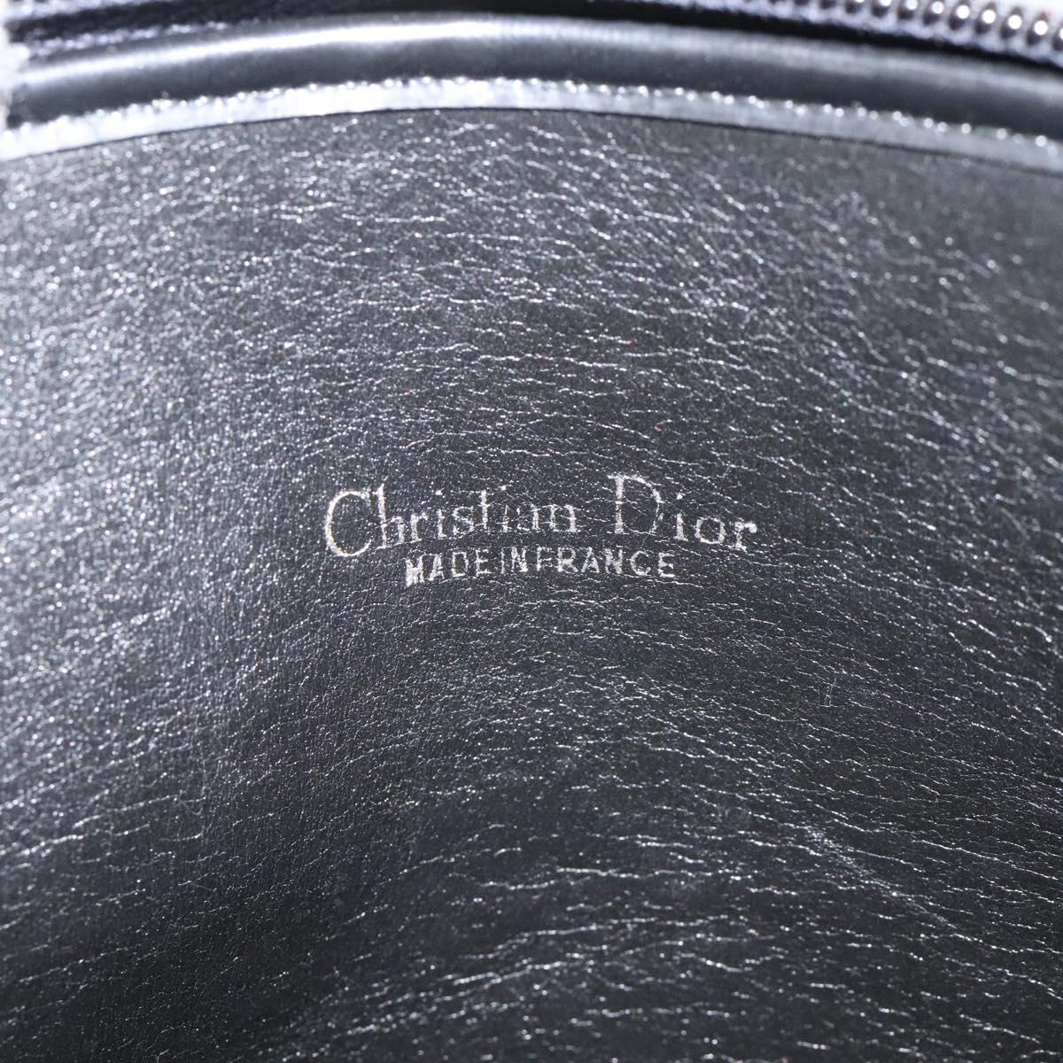 Christian Dior Trotter Canvas Shoulder Bag Black Auth 115877