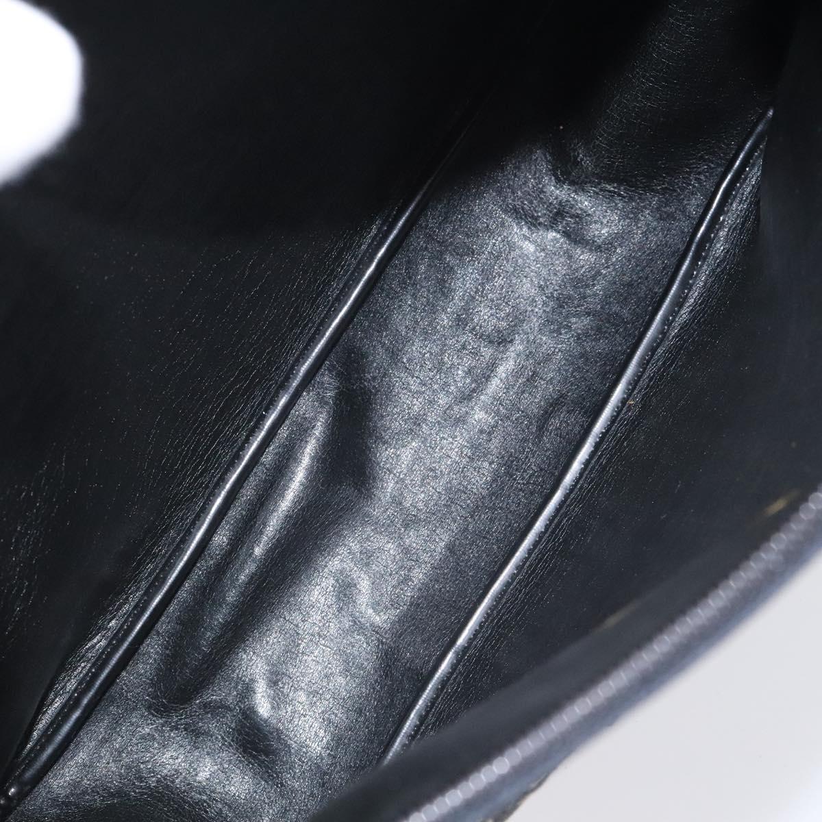 Christian Dior Trotter Canvas Shoulder Bag Black Auth 115877