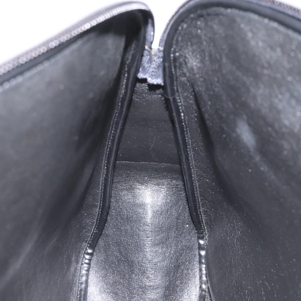 Christian Dior Trotter Canvas Shoulder Bag Black Auth 115877