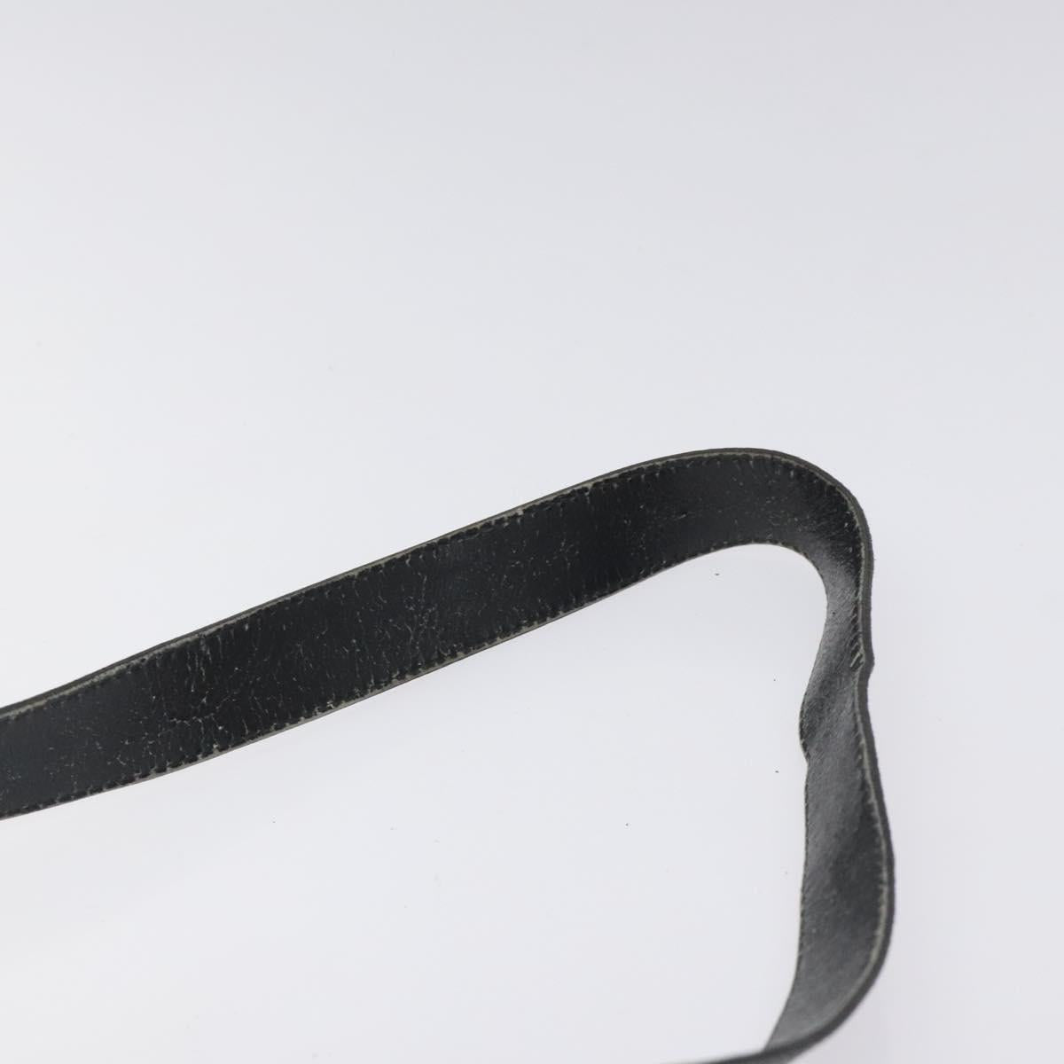 Christian Dior Trotter Canvas Shoulder Bag Black Auth 115917