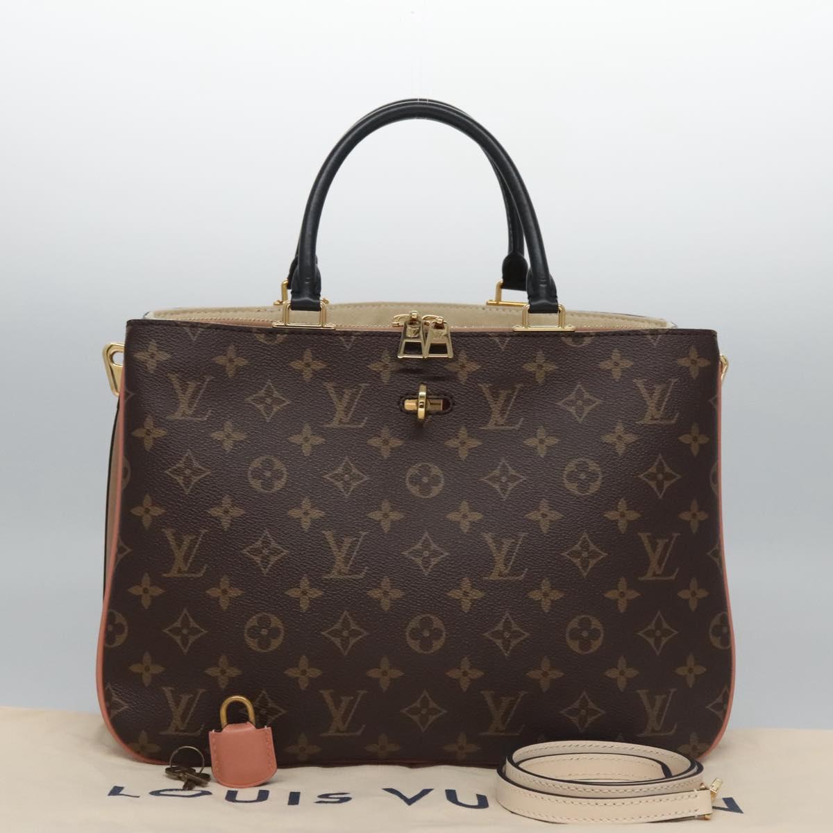 LOUIS VUITTON Monogram Millefeuille Hand Bag M44255 LV Auth 115981A