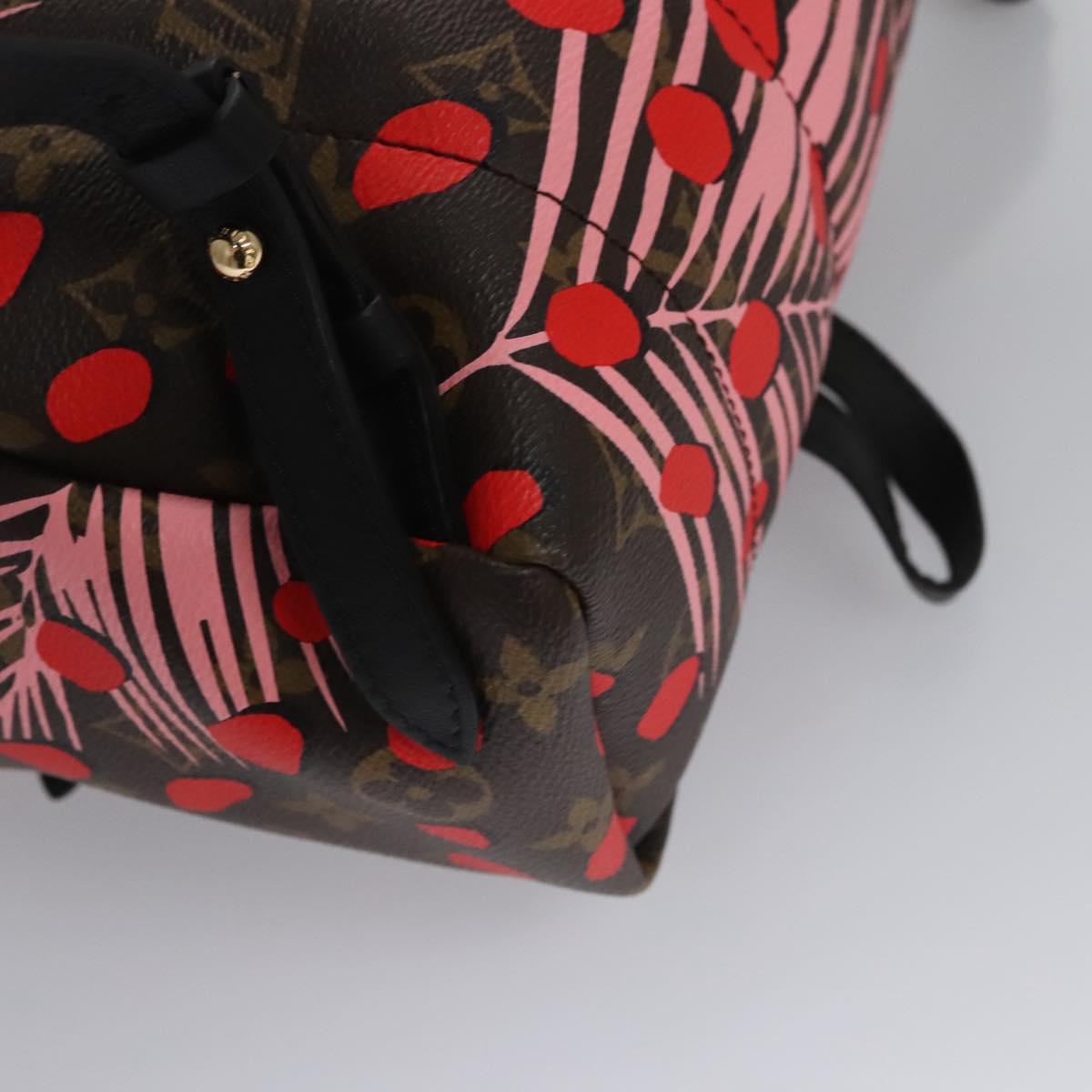 LOUIS VUITTON Monogram jungle Dot Palm Springs PM Backpack M41981 Auth 115982SV