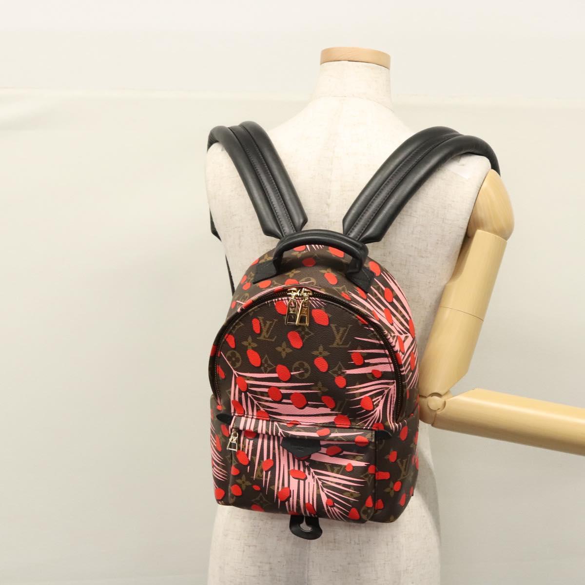 LOUIS VUITTON Monogram jungle Dot Palm Springs PM Backpack M41981 Auth 115982SV