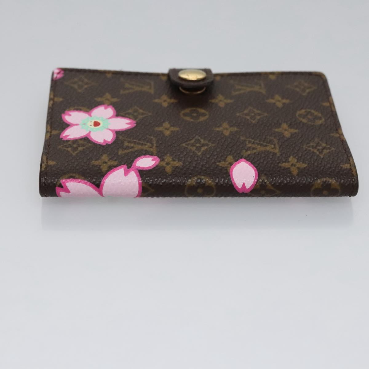LOUIS VUITTON Cherry Blossom Agenda Mini Day Planner Cover M92021 Auth 115988SV