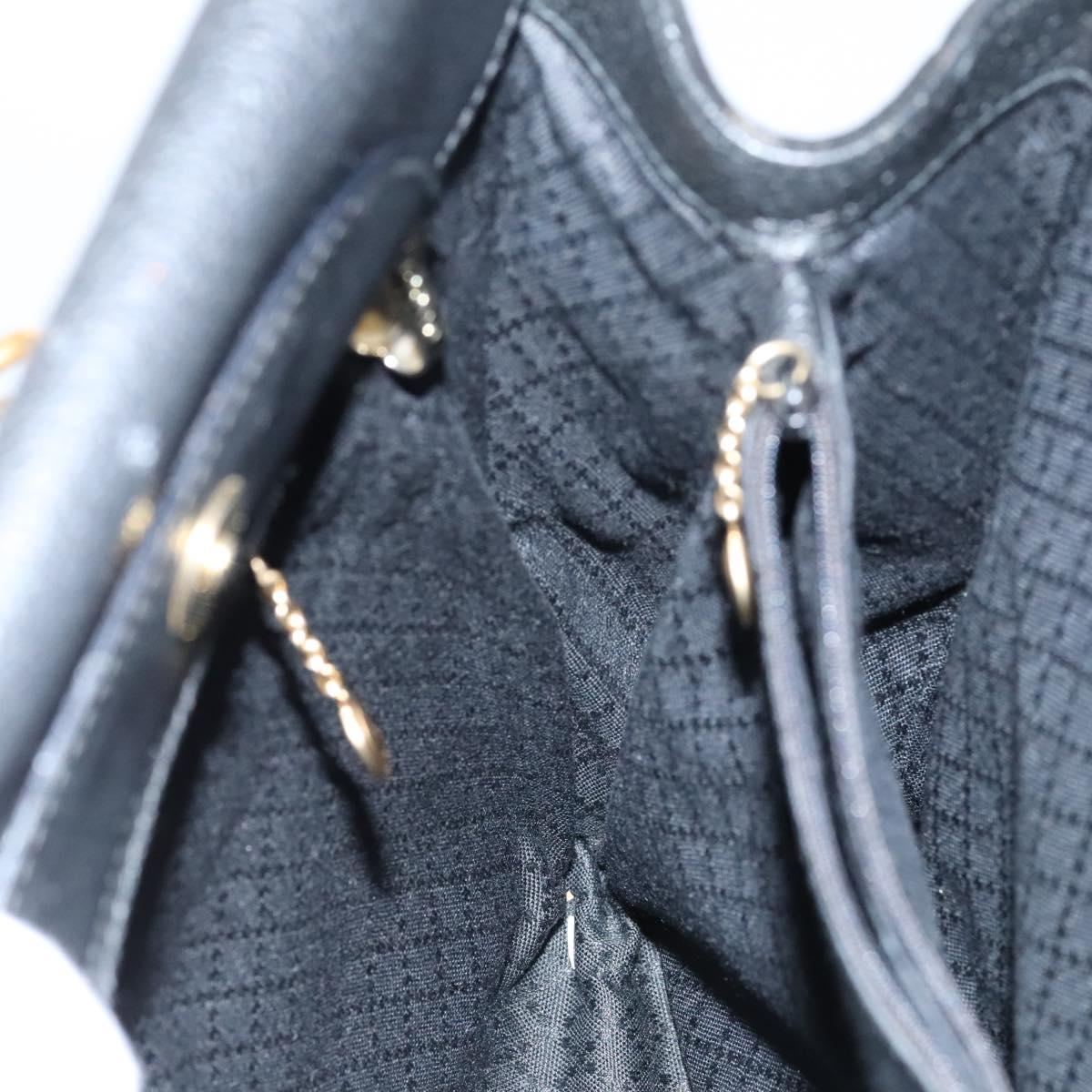 GUCCI Bamboo Hand Bag Suede Leather 2way Black 002 123 0322 Auth 116032