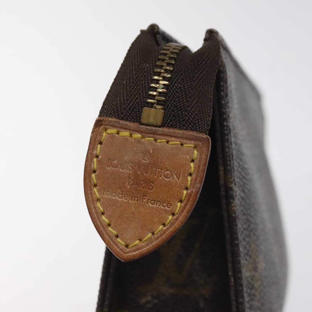 LOUIS VUITTON Monogram Poche Toilette 15 Pouch M47546 LV Auth 116089