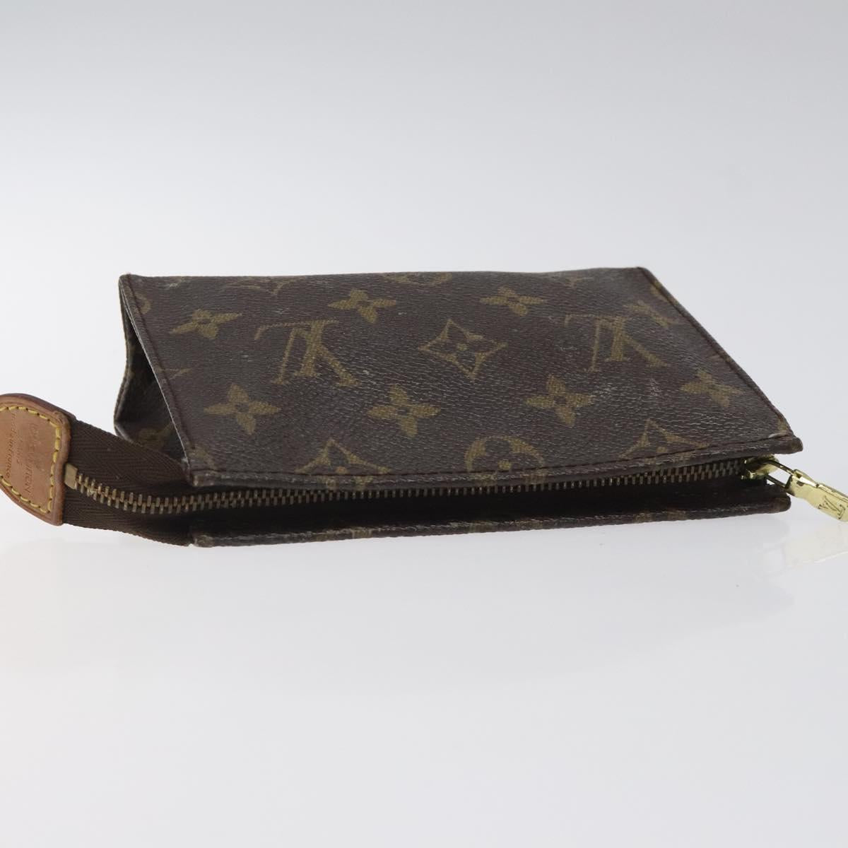 LOUIS VUITTON Monogram Poche Toilette 15 Pouch M47546 LV Auth 116089