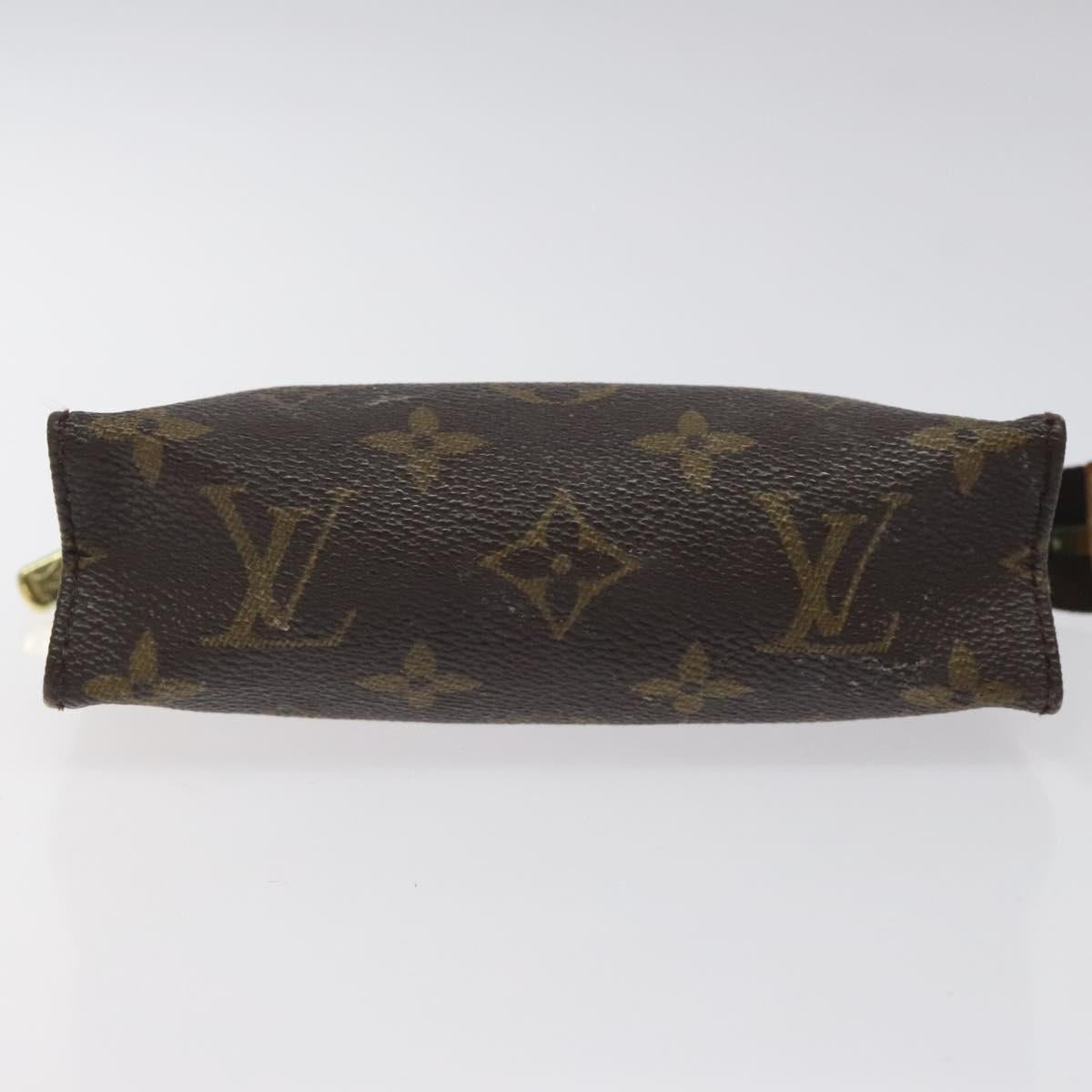 LOUIS VUITTON Monogram Poche Toilette 15 Pouch M47546 LV Auth 116089