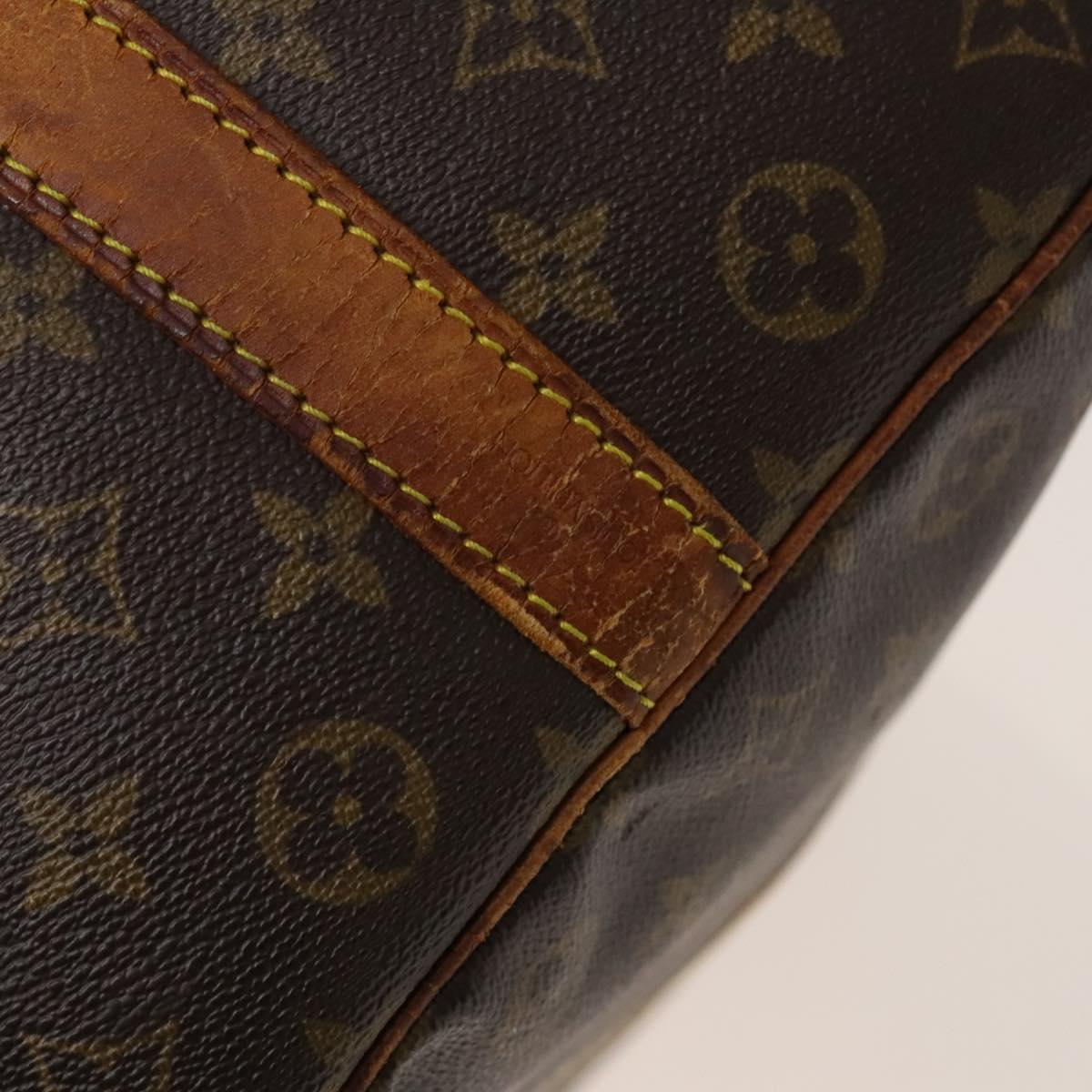 LOUIS VUITTON Monogram Keepall Bandouliere 50 Boston Bag M41416 LV Auth 116095