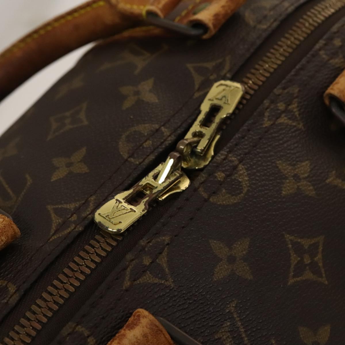 LOUIS VUITTON Monogram Keepall Bandouliere 50 Boston Bag M41416 LV Auth 116095