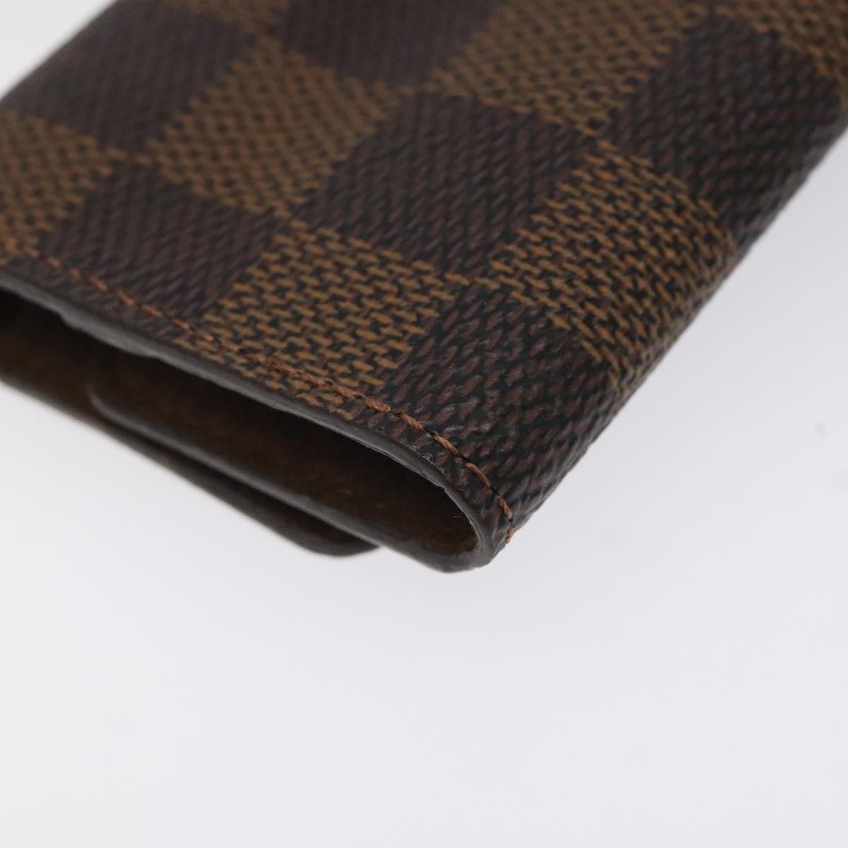 LOUIS VUITTON Damier Ebene Cuff Case LV Auth 116096