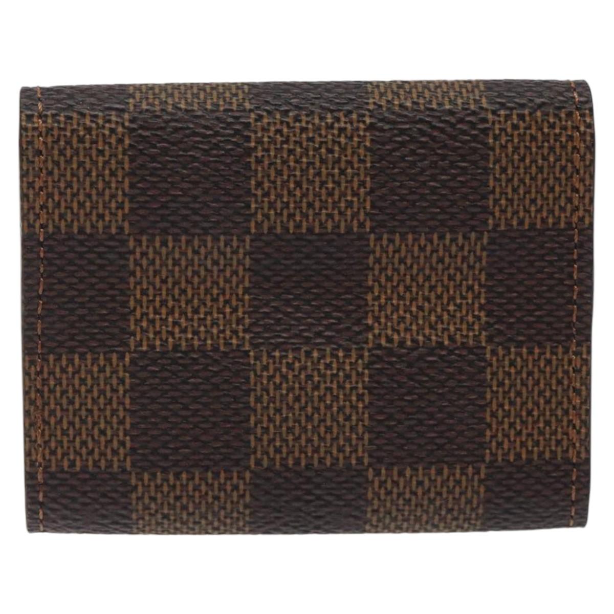 LOUIS VUITTON Damier Ebene Cuff Case LV Auth 116096