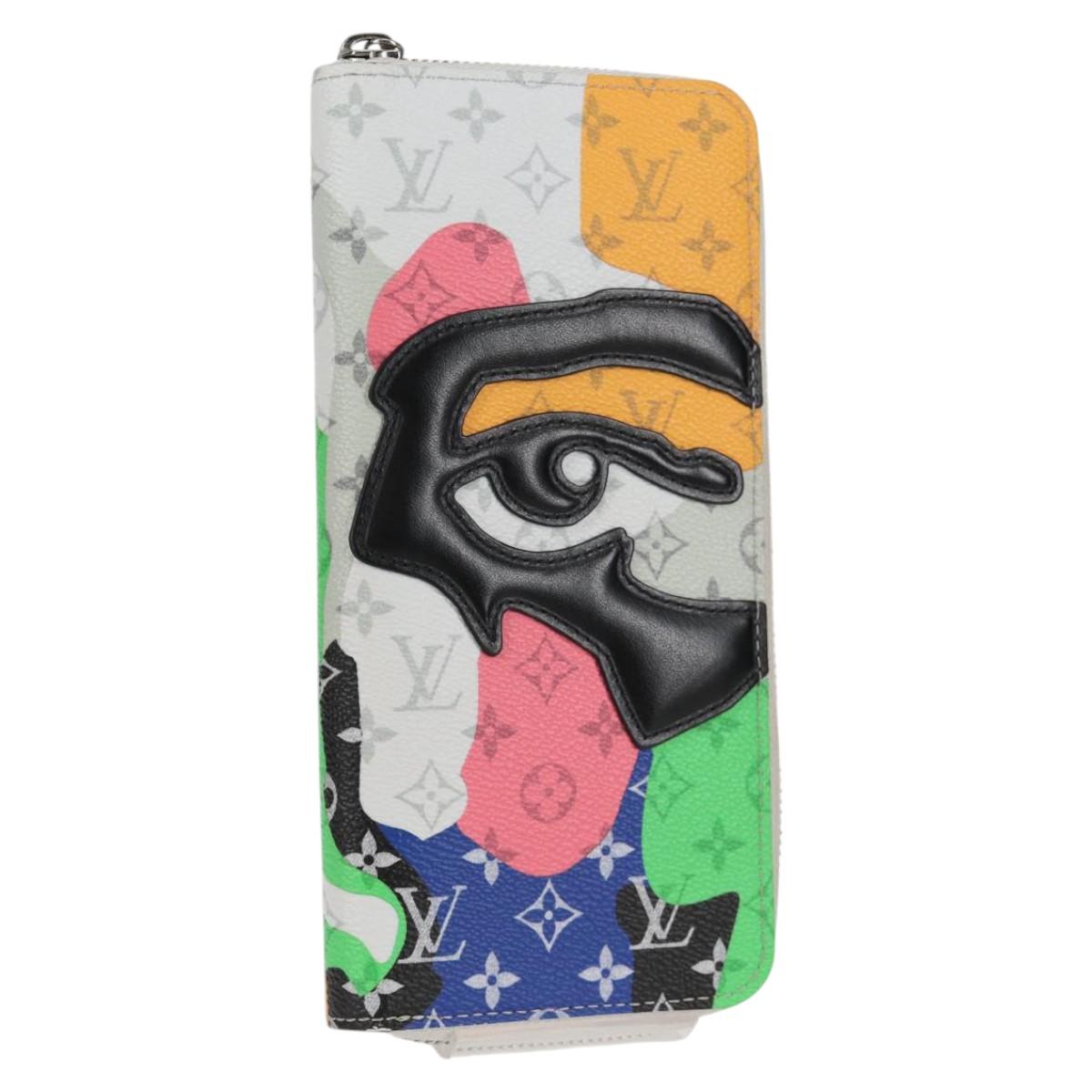 LOUIS VUITTON Monogram LV Portrait Zippy Vertical Wallet M82590 LV Auth 116099AM