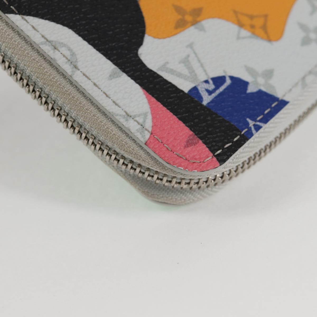 LOUIS VUITTON Monogram LV Portrait Zippy Vertical Wallet M82590 LV Auth 116099AM