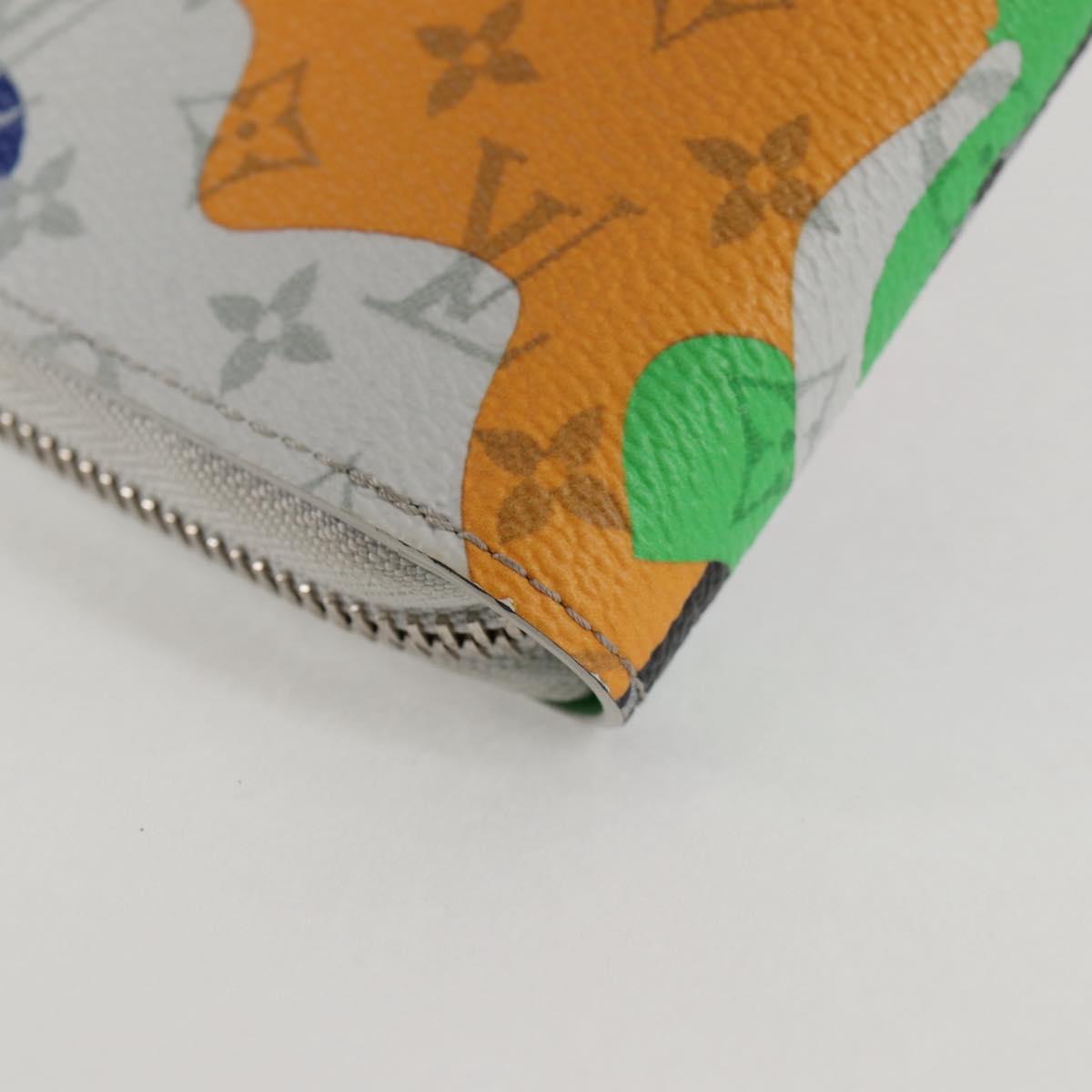 LOUIS VUITTON Monogram LV Portrait Zippy Vertical Wallet M82590 LV Auth 116099AM